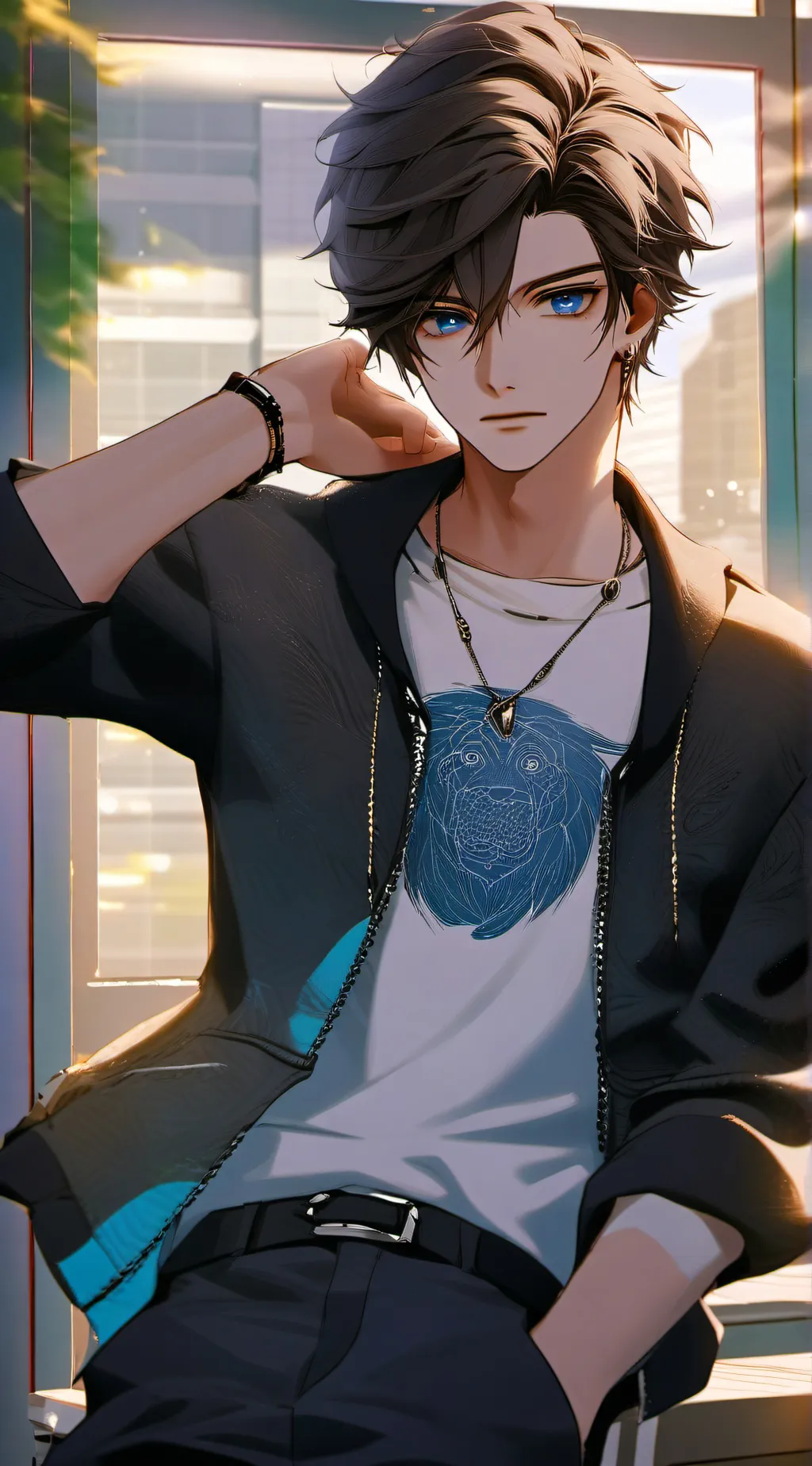 ai character: 🌷levi🌷 background