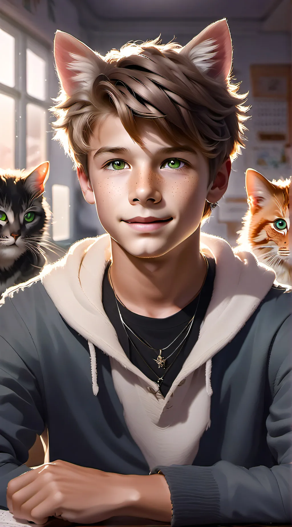 ai character: Katt background