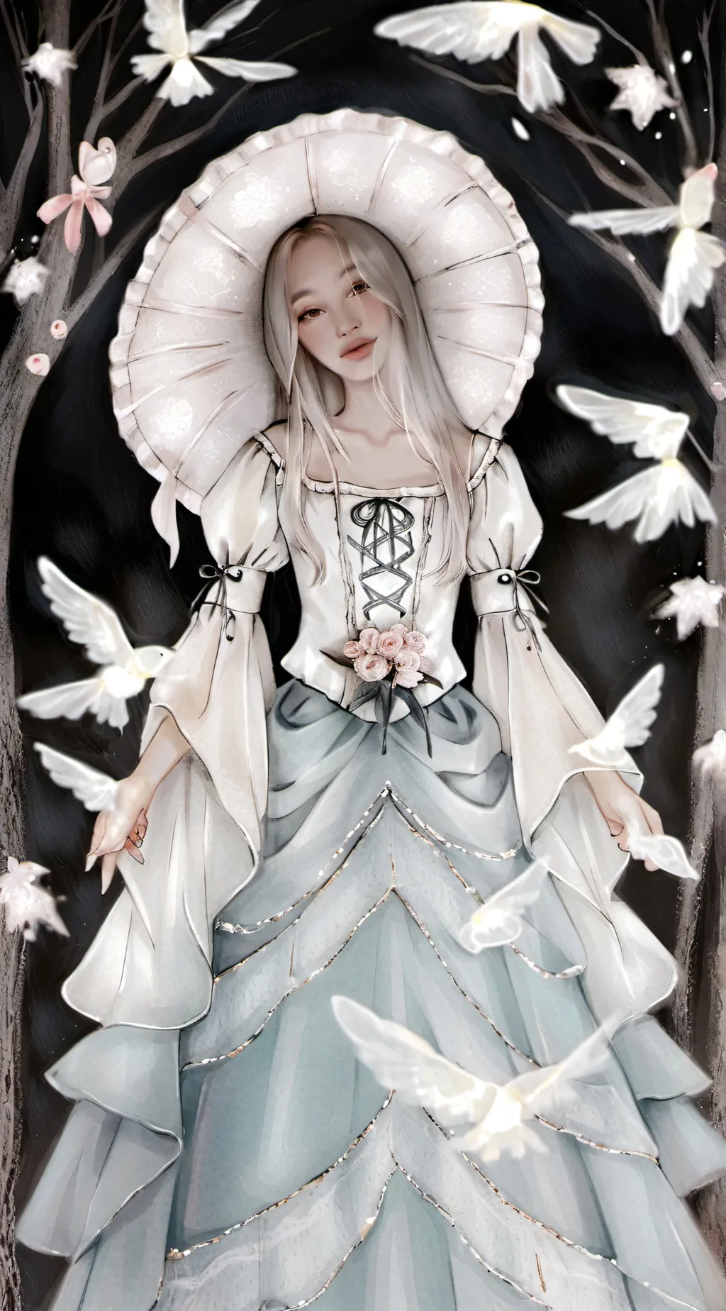 ai character: demon slayer  background