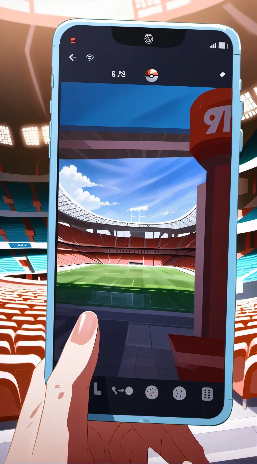 ai character: Sports Fest MHA background