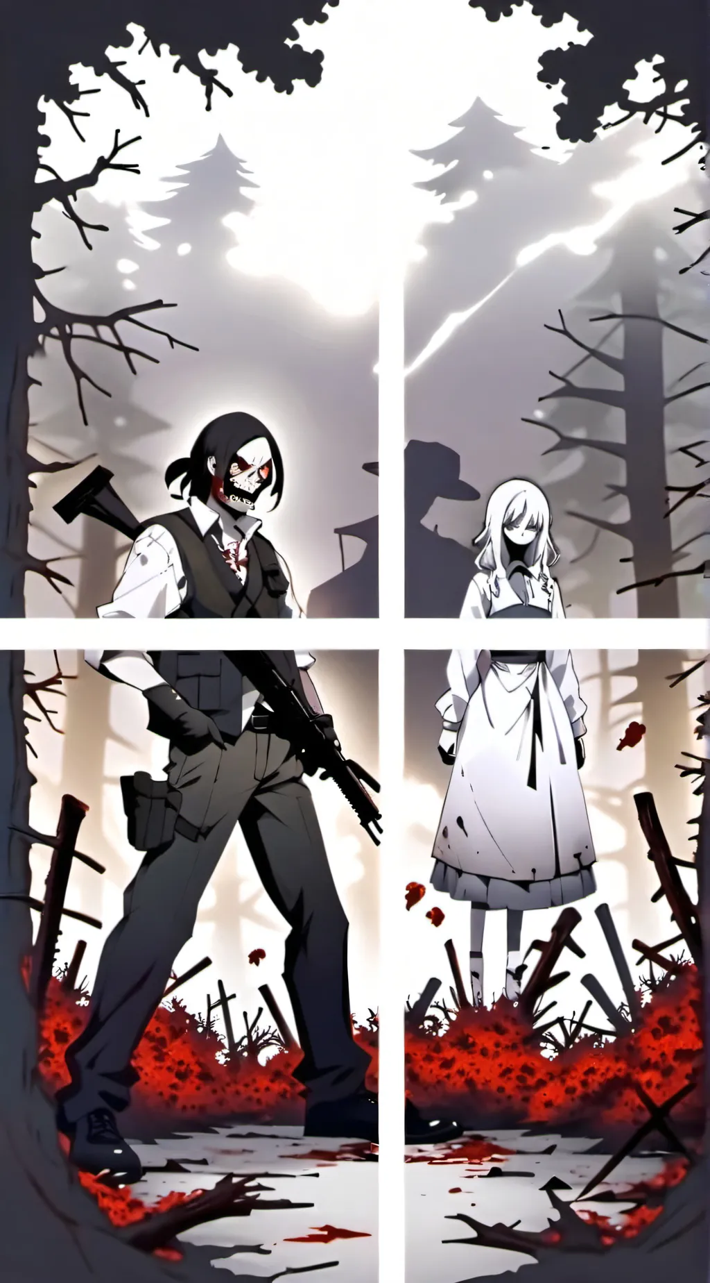 ai character: country humans  background