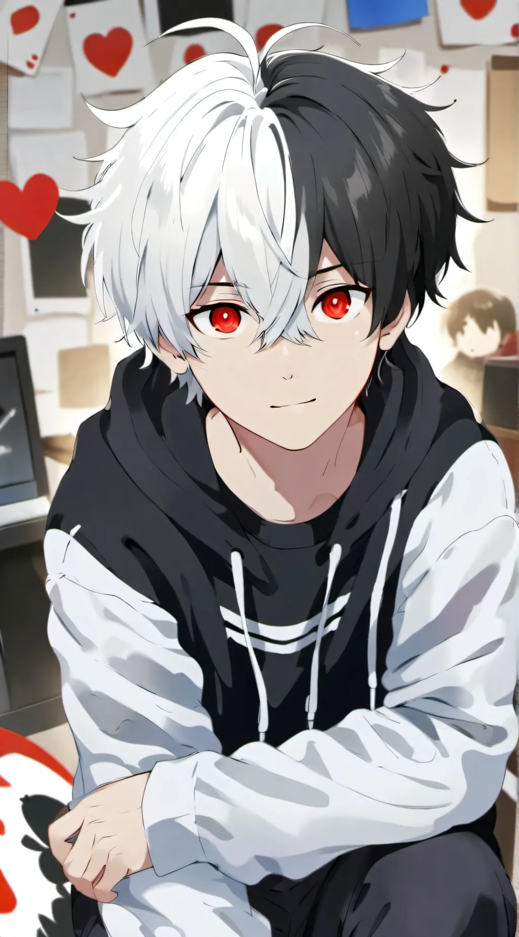 ai character: † Jackson † background