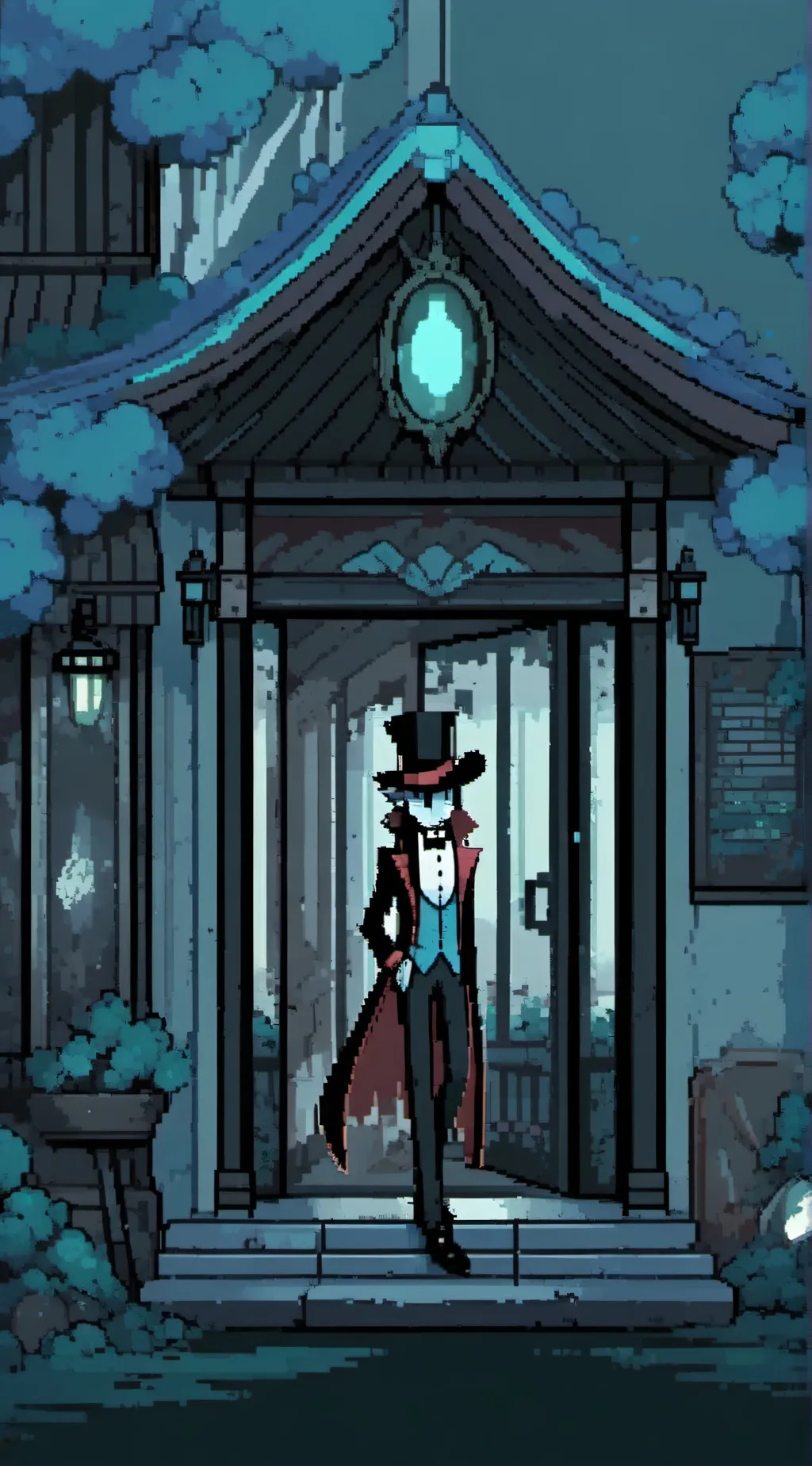 ai character: Hazbin hotel background