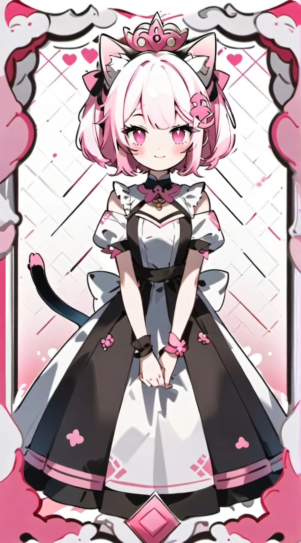 ai character: uwu princess gamer background