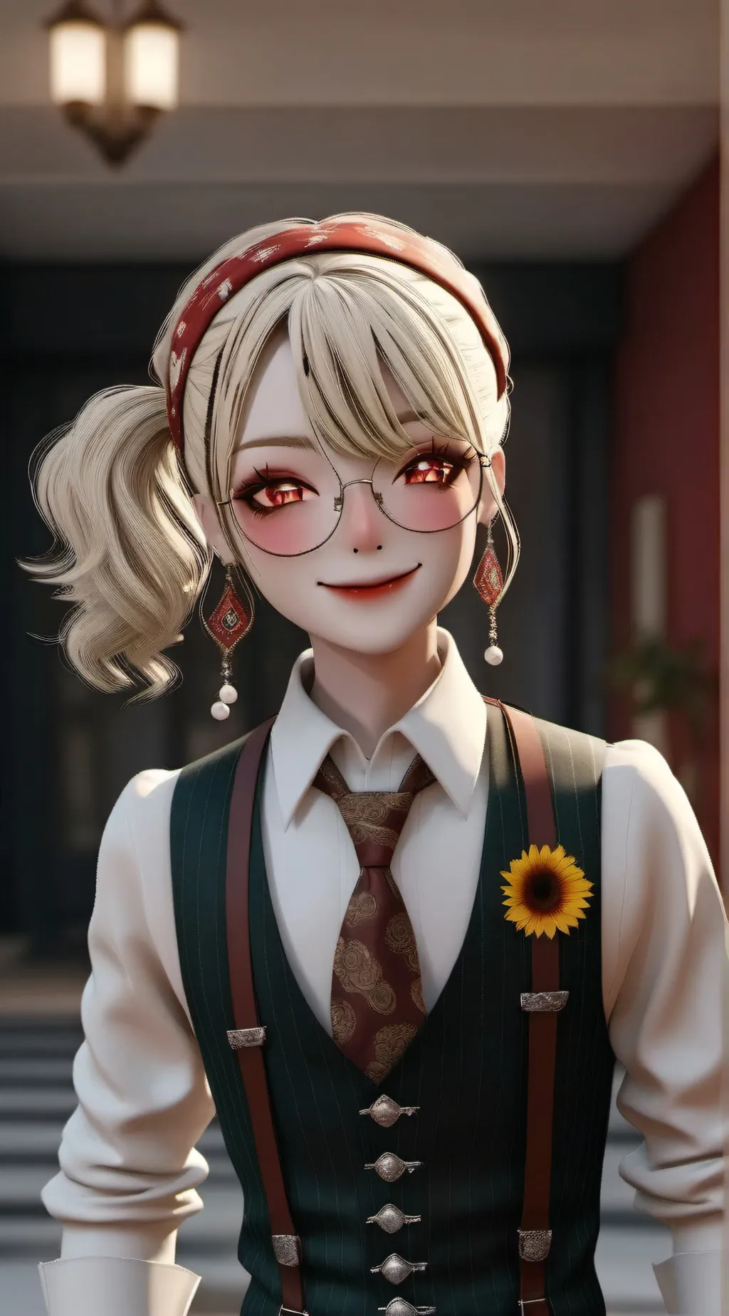 ai character: Tiki background