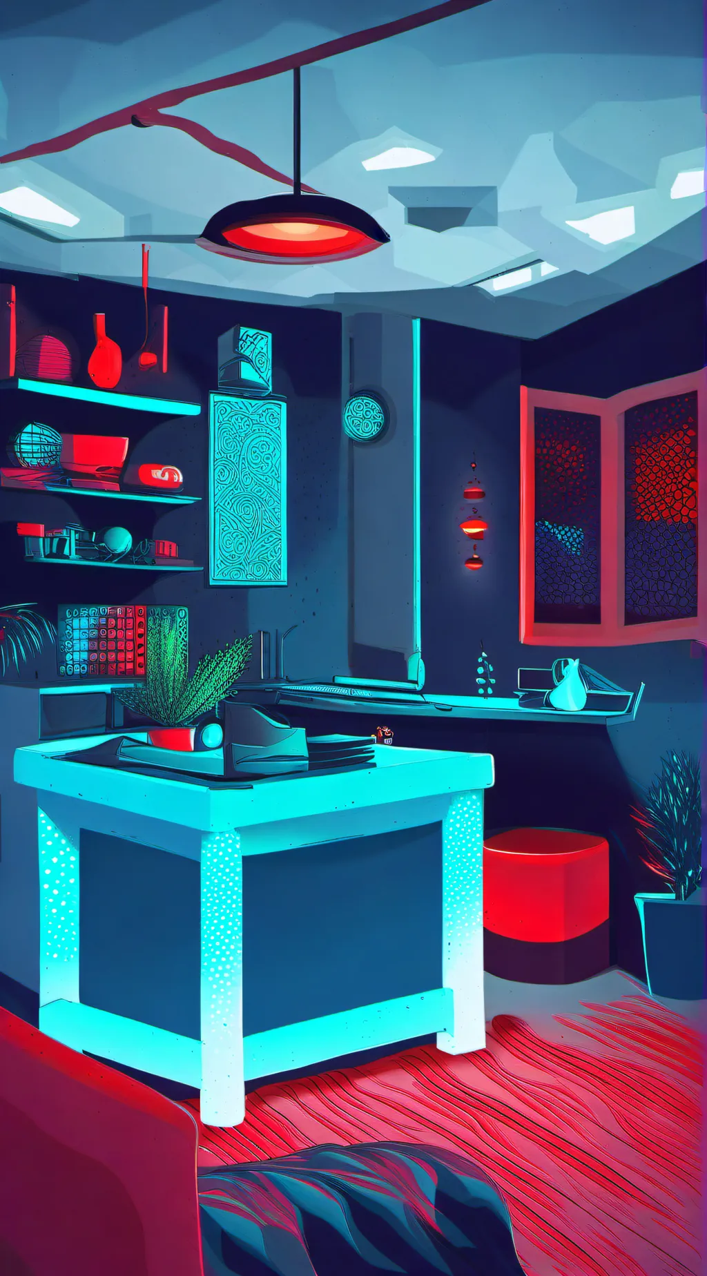 ai character: HH vox background