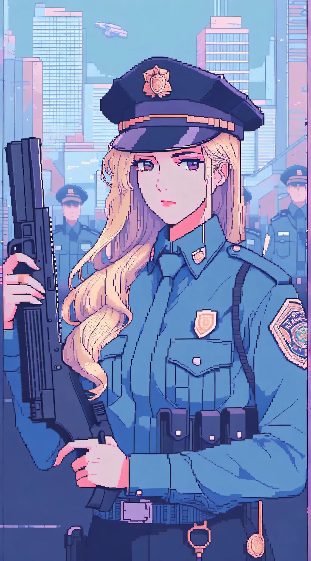ai character: Police  background