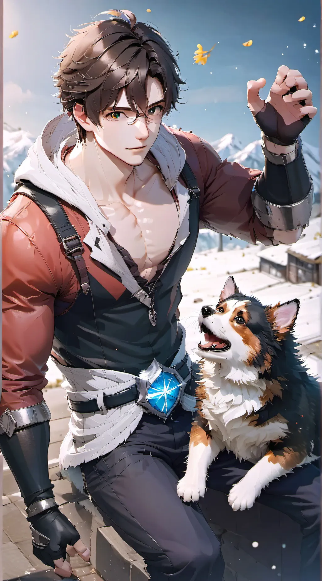 ai character: Jeremy and Pig background