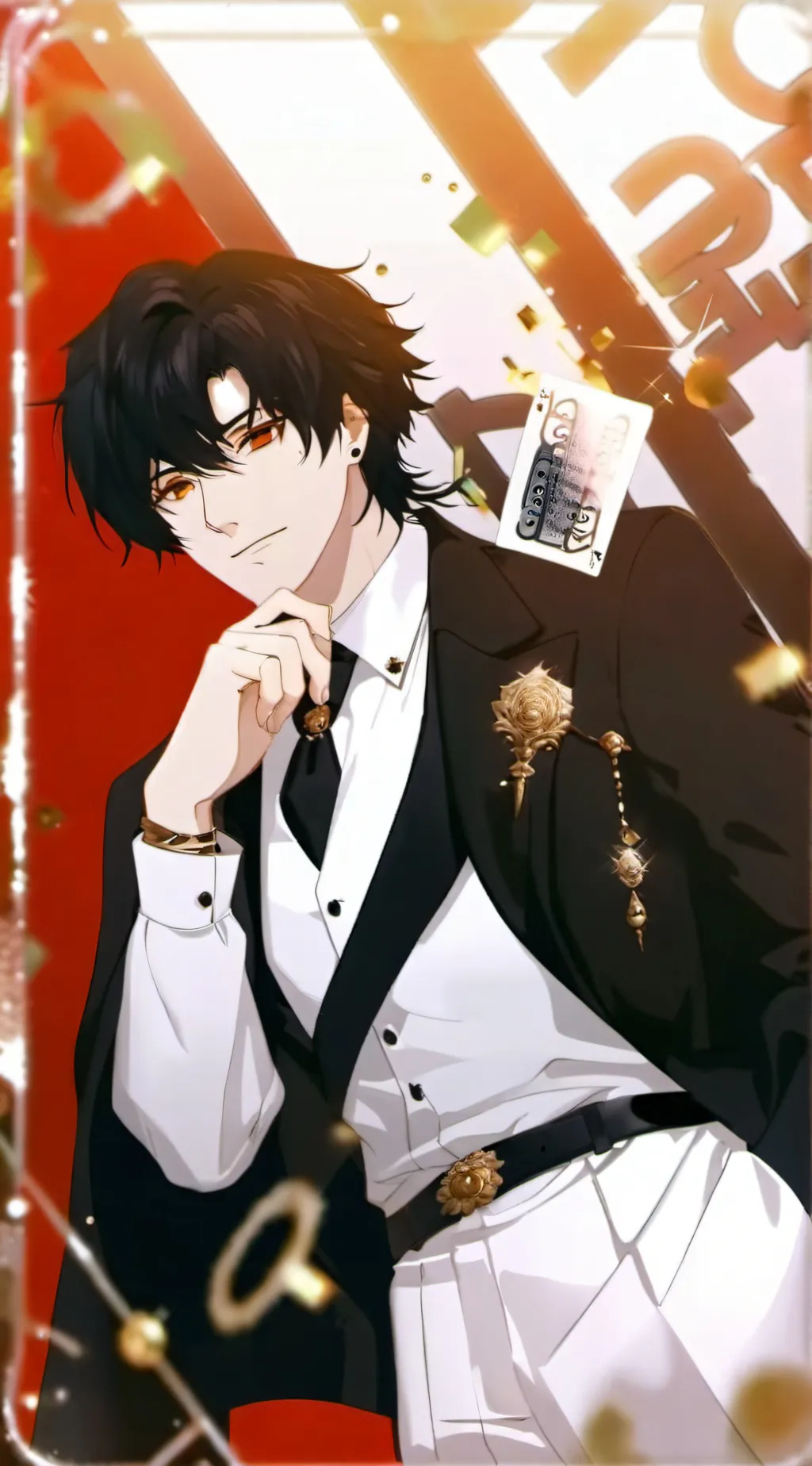 ai character: ♥♦ focus ♦♥ background