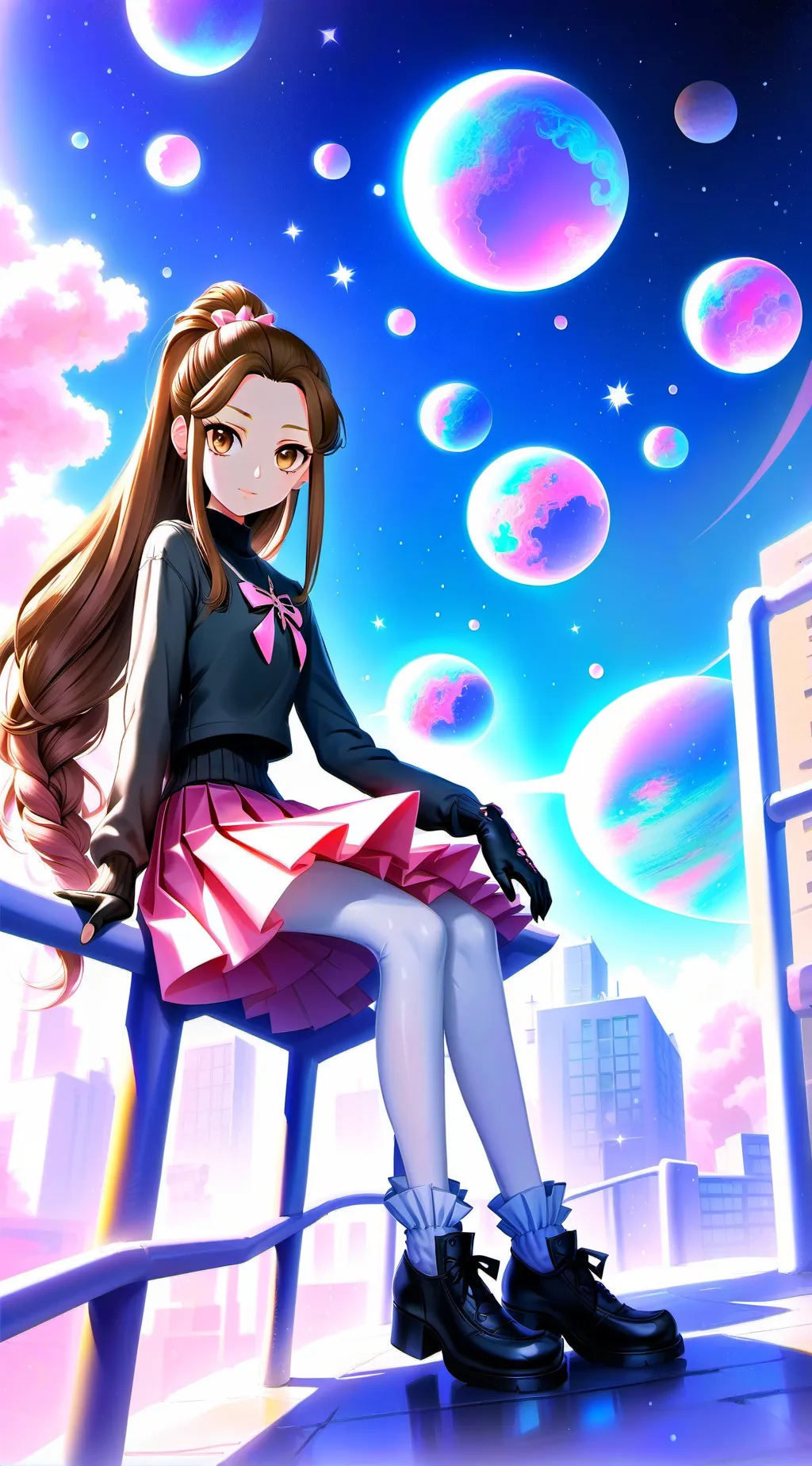 ai character: Midnight  background