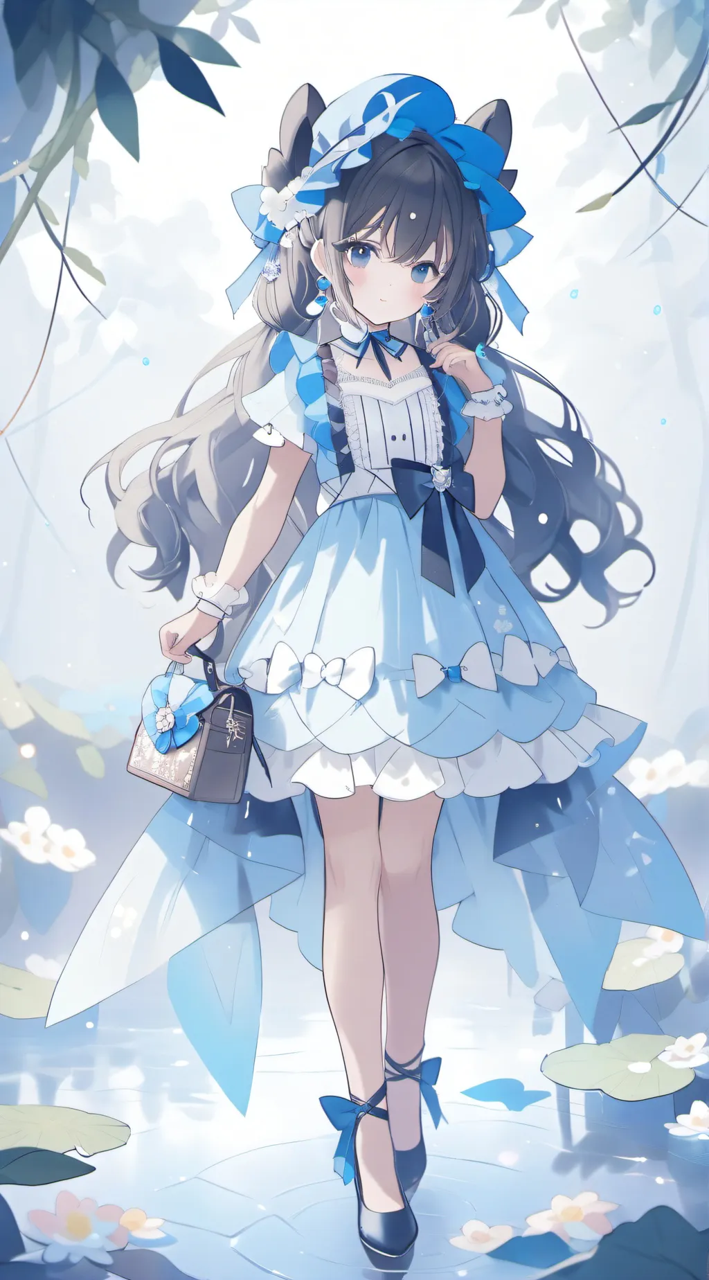 ai character: pretty u background