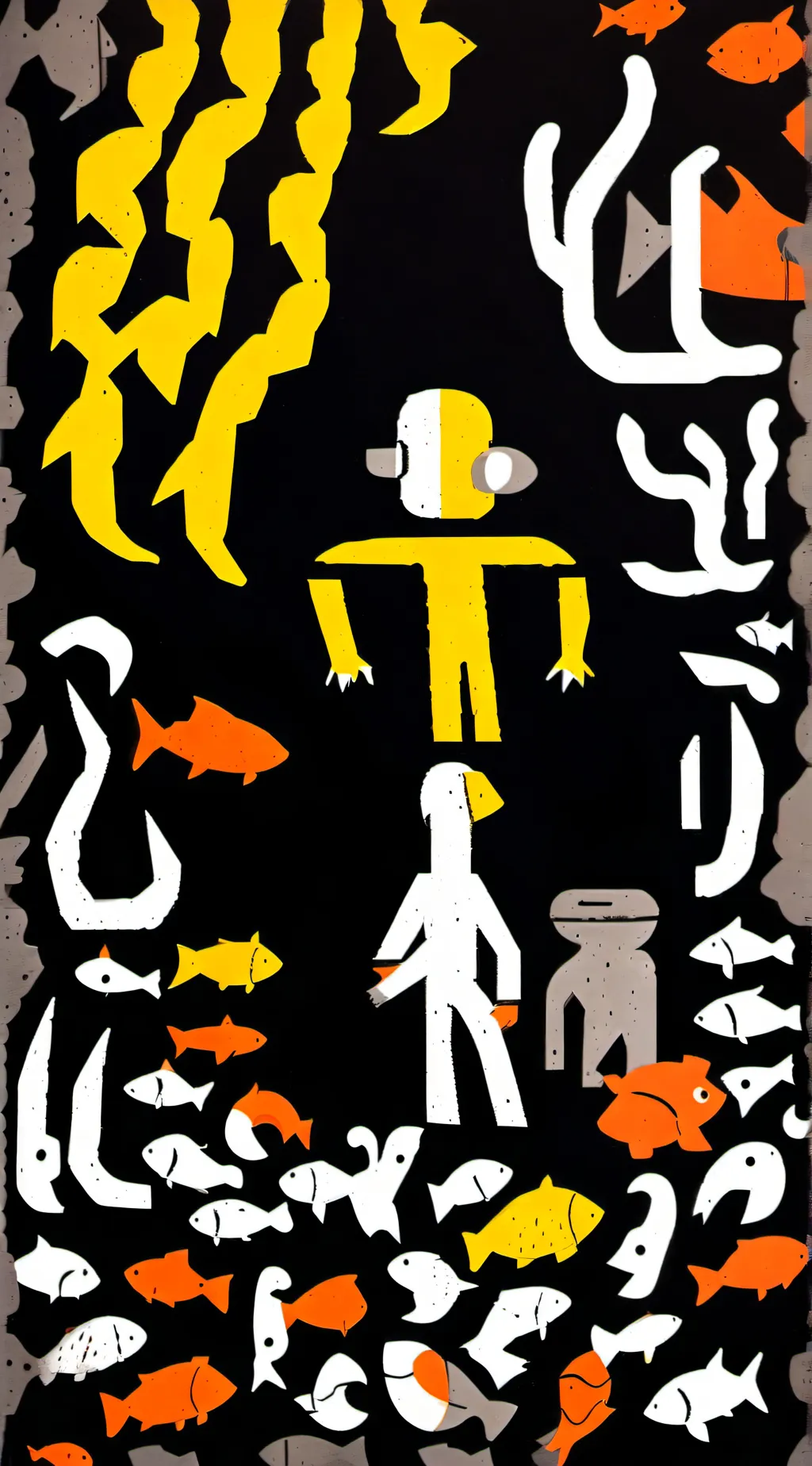 ai character: hurt clownfish background