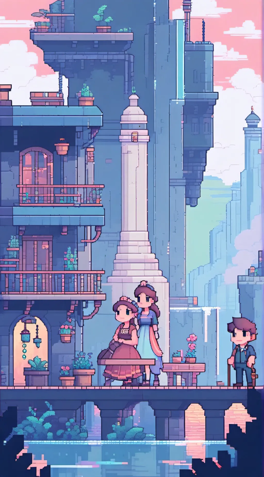 ai character: Marina(Thefamjewls background