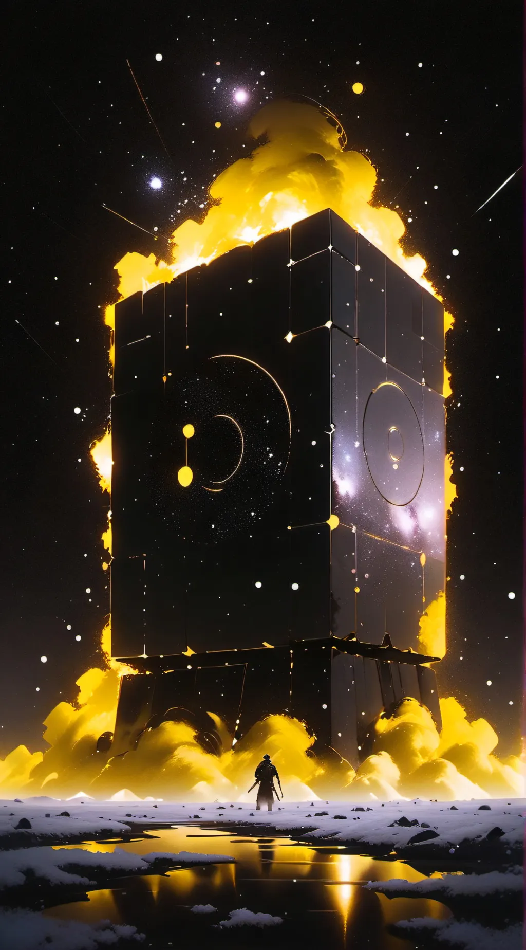 ai character: block of pee background