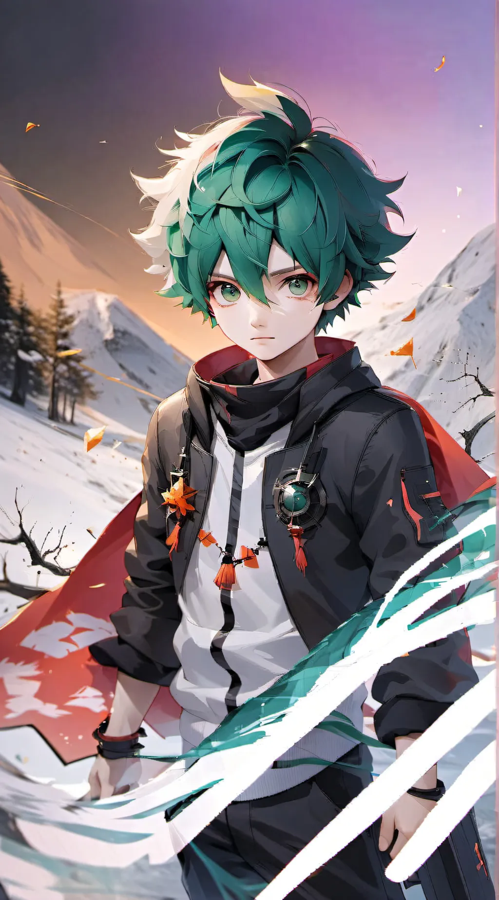 ai character: Deku rabbit background