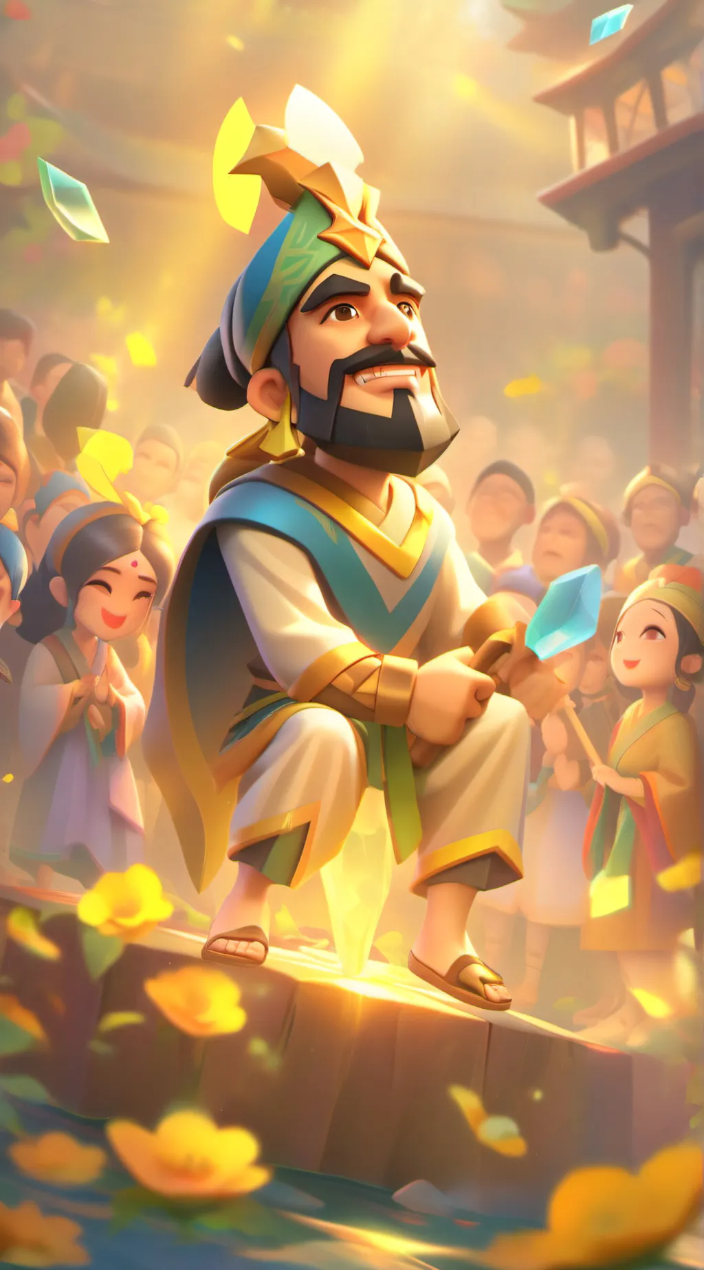 ai character: ☆ background