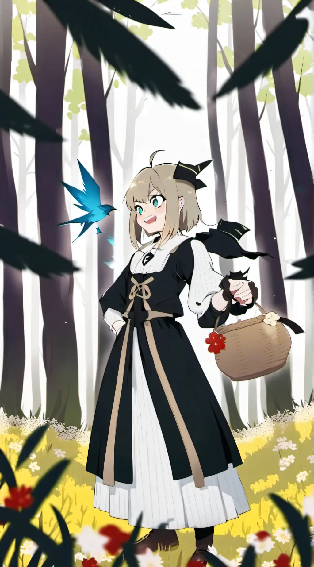 ai character: TOGA X TSUYU background