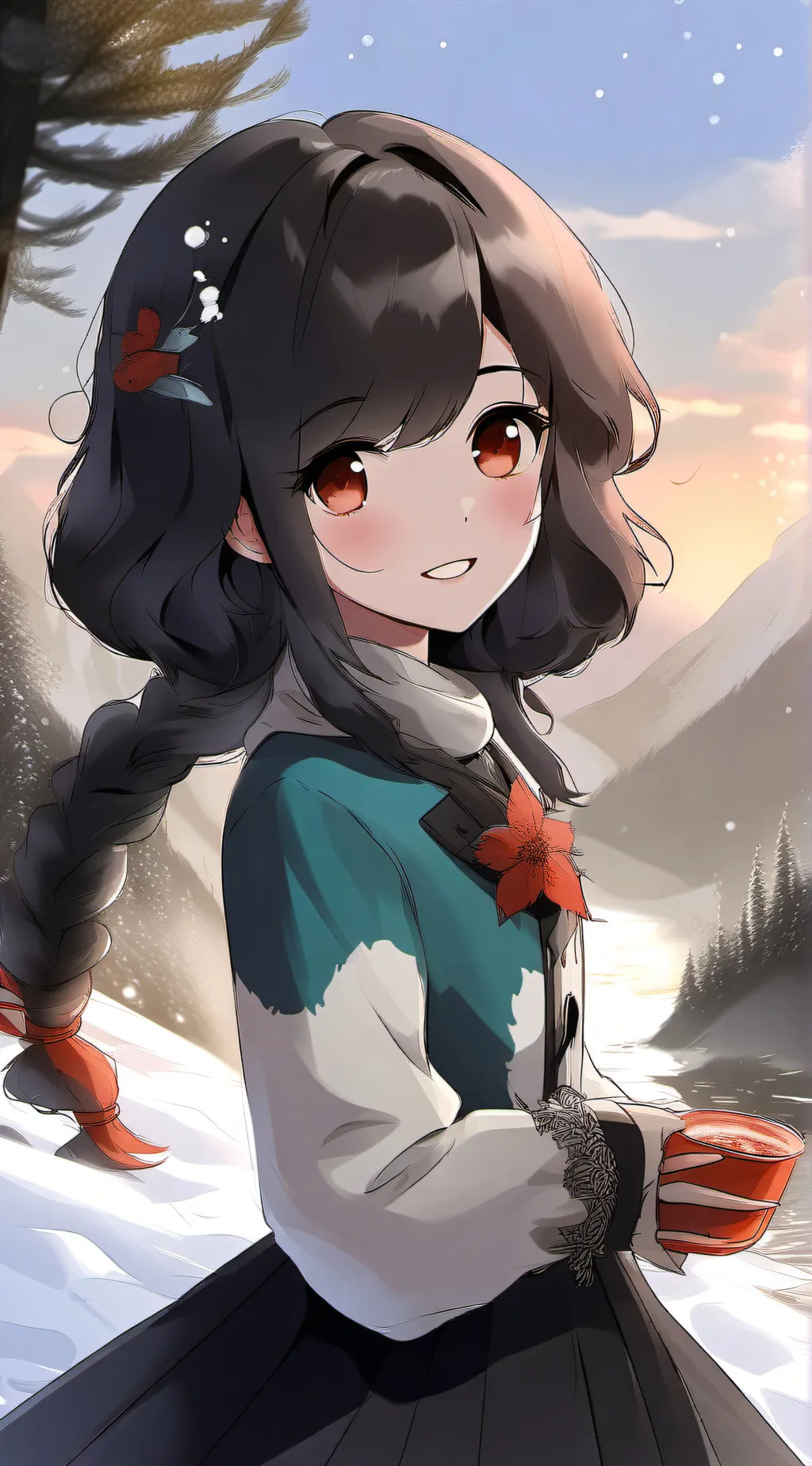 ai character: MHA new girl background