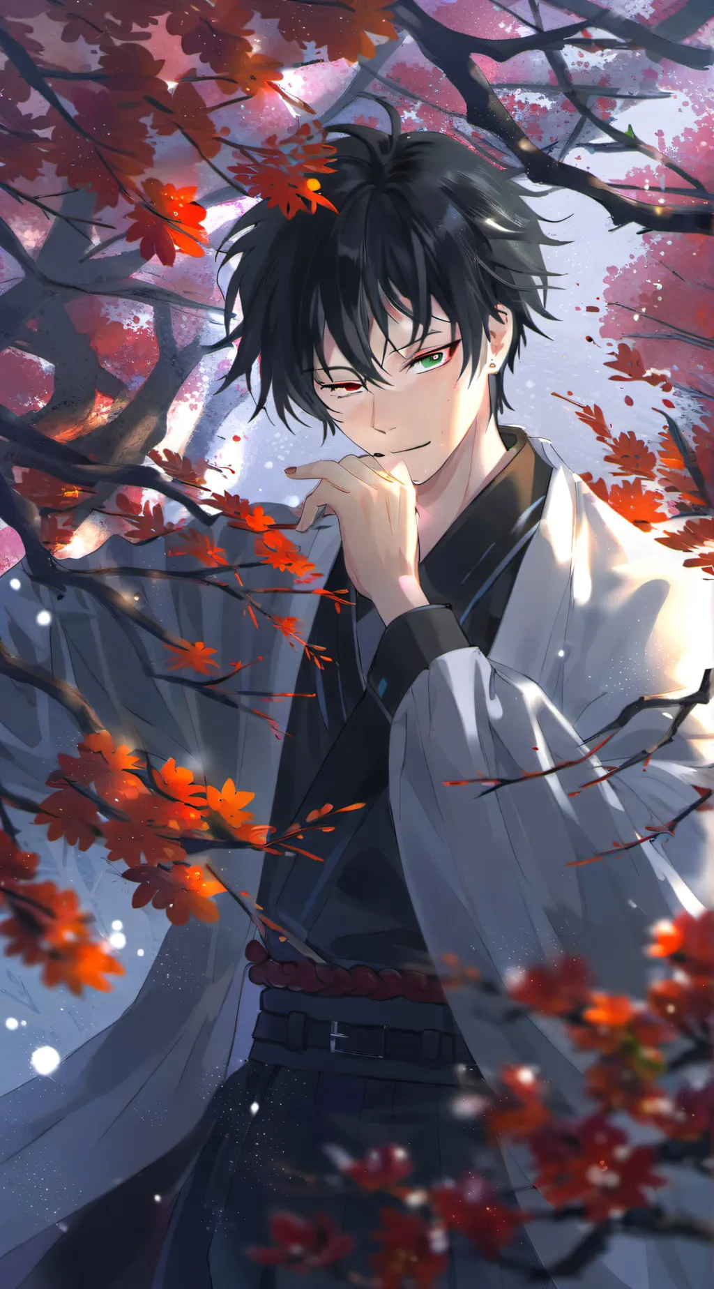 ai character: sakuna x megumi background