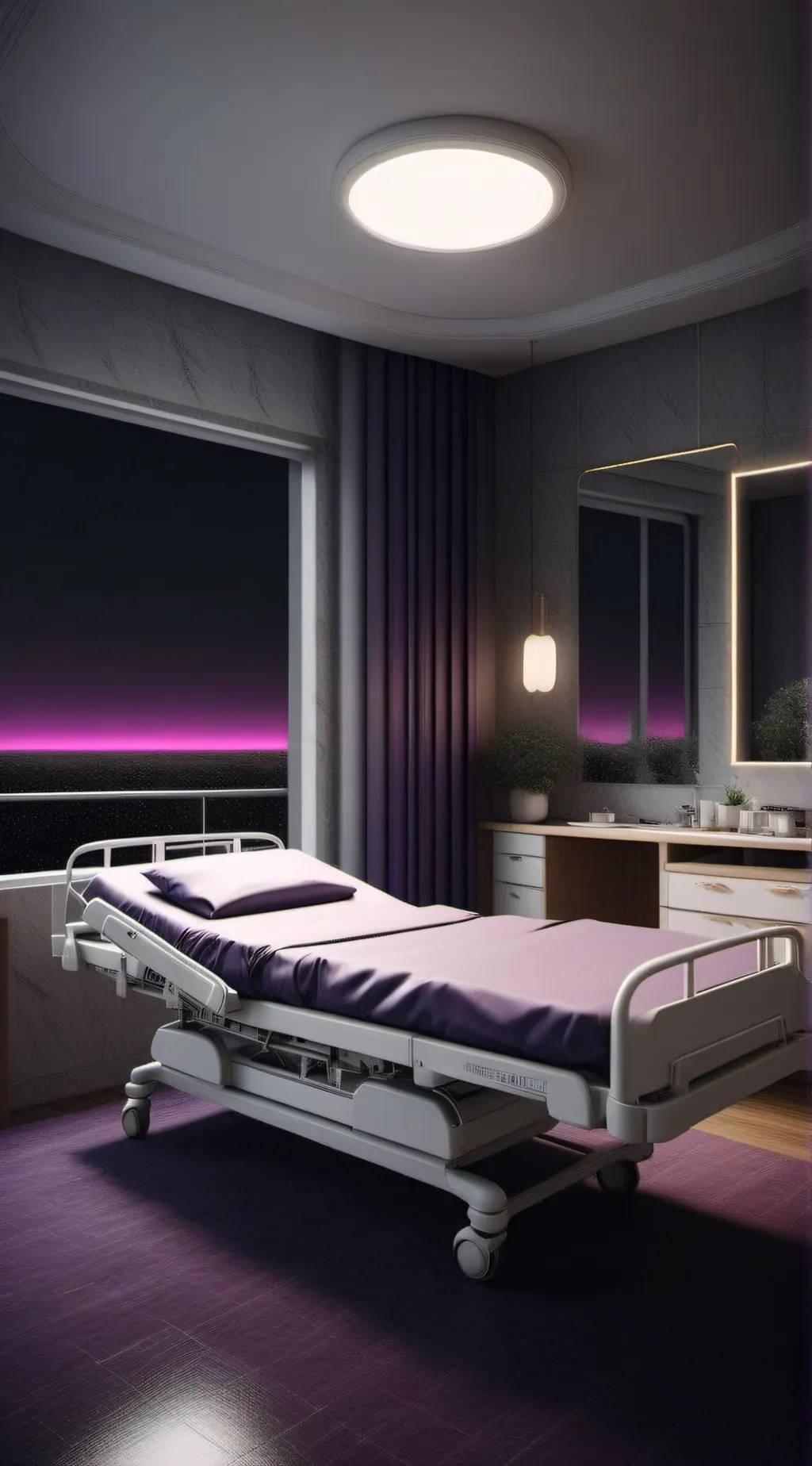 ai character: HB (hospital) background