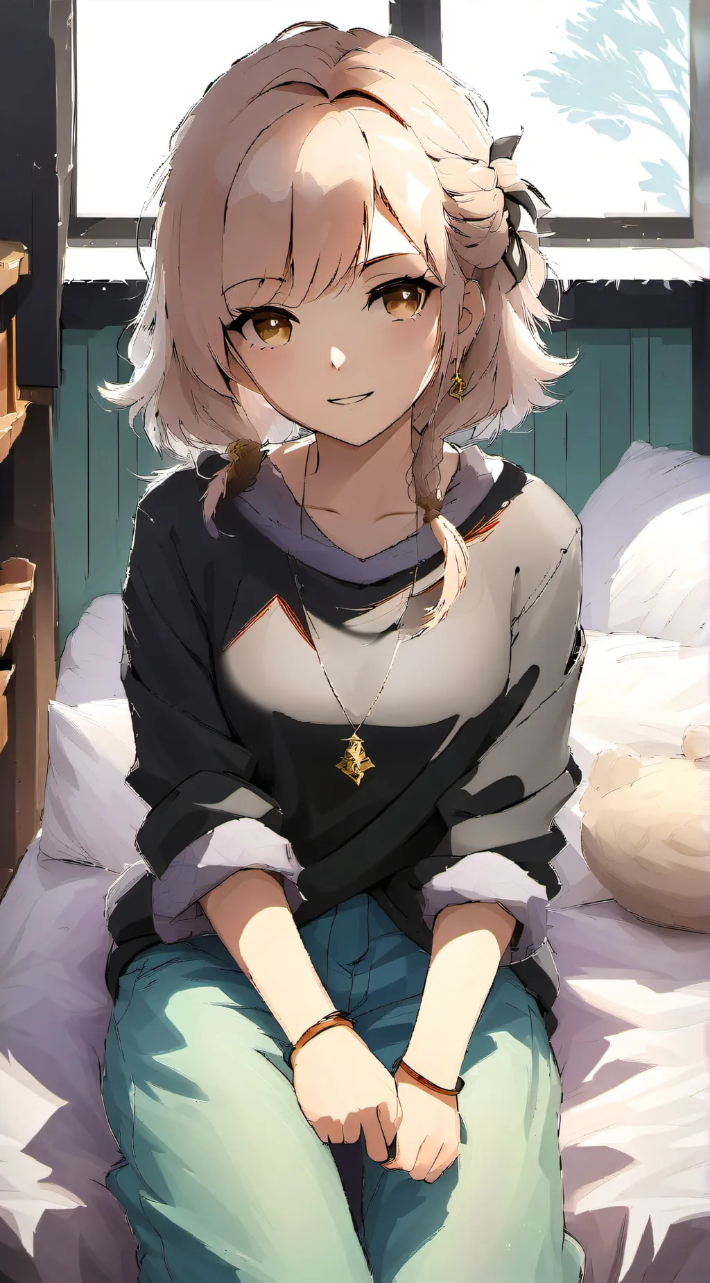 ai character: Tegan  background