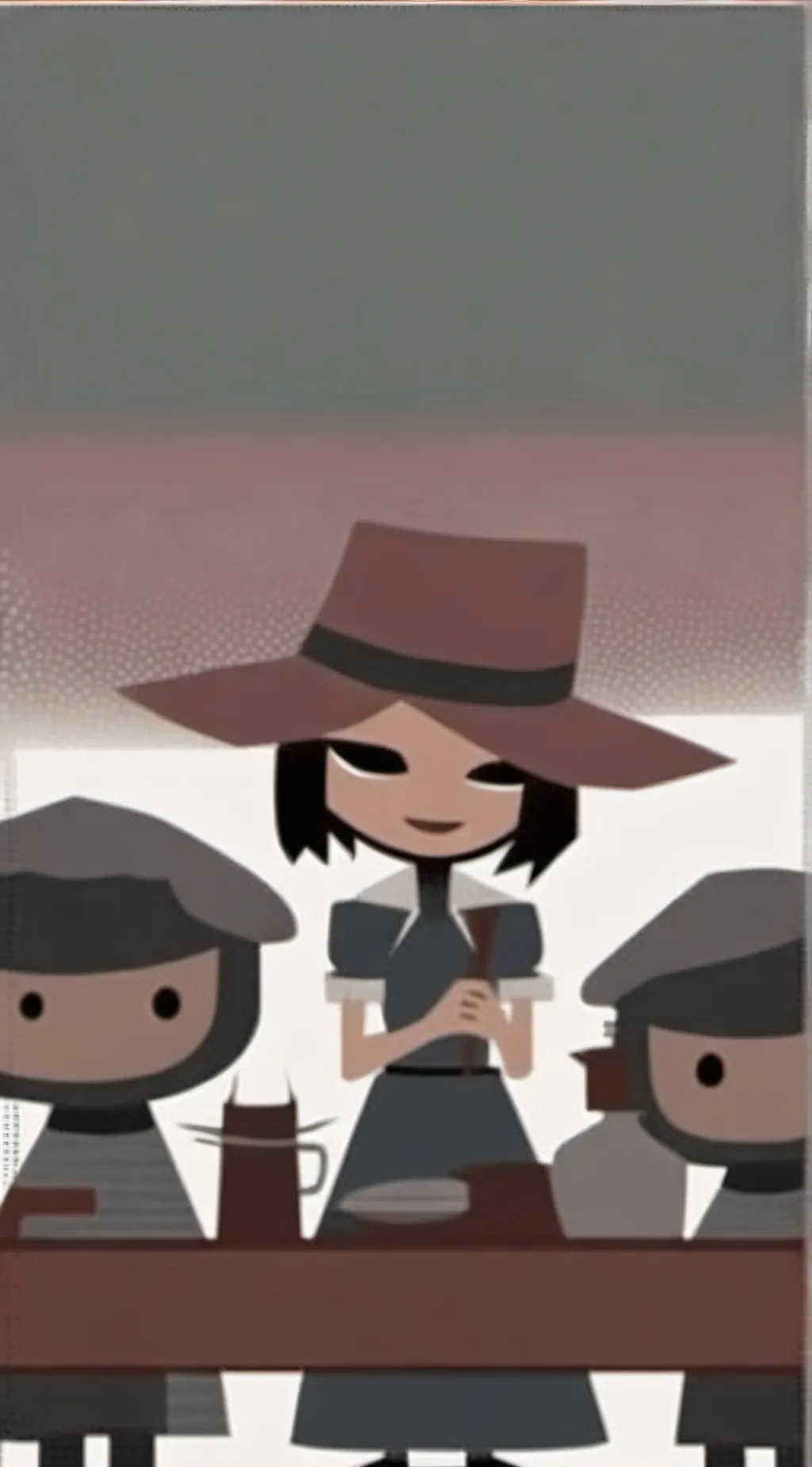 ai character: FPE PAPER SCHOOL background