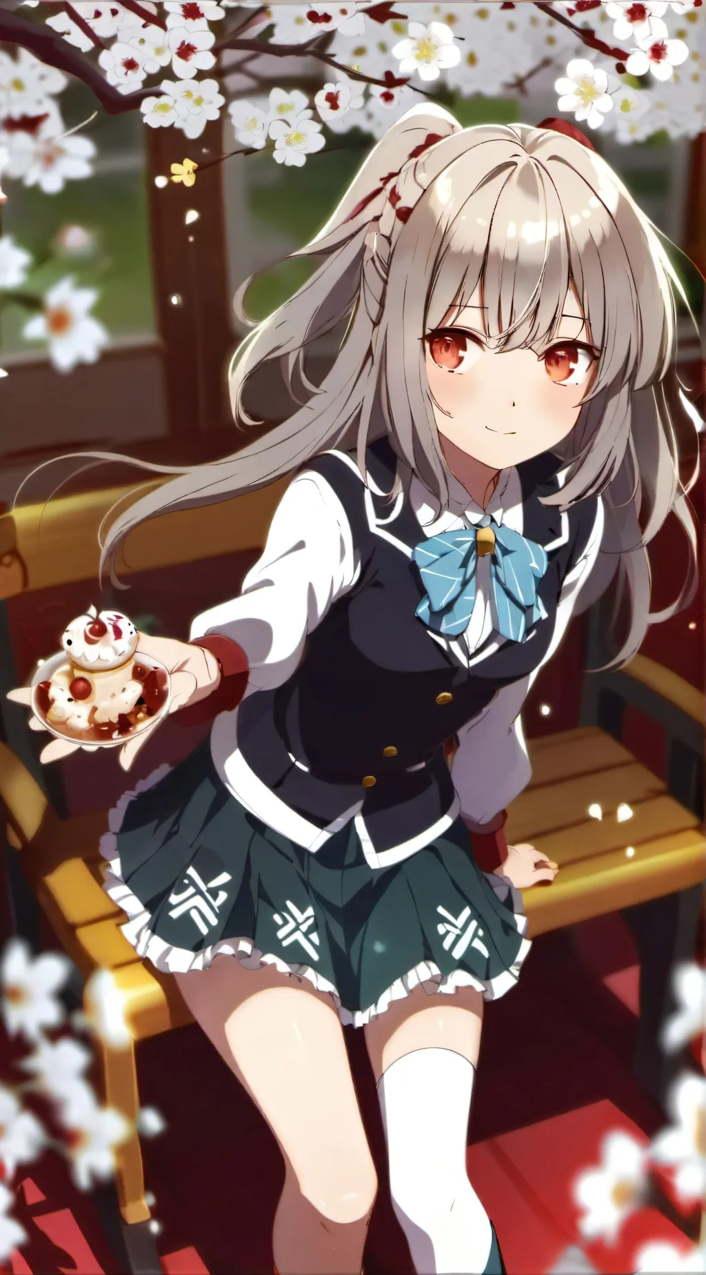 ai character: All girls school! background