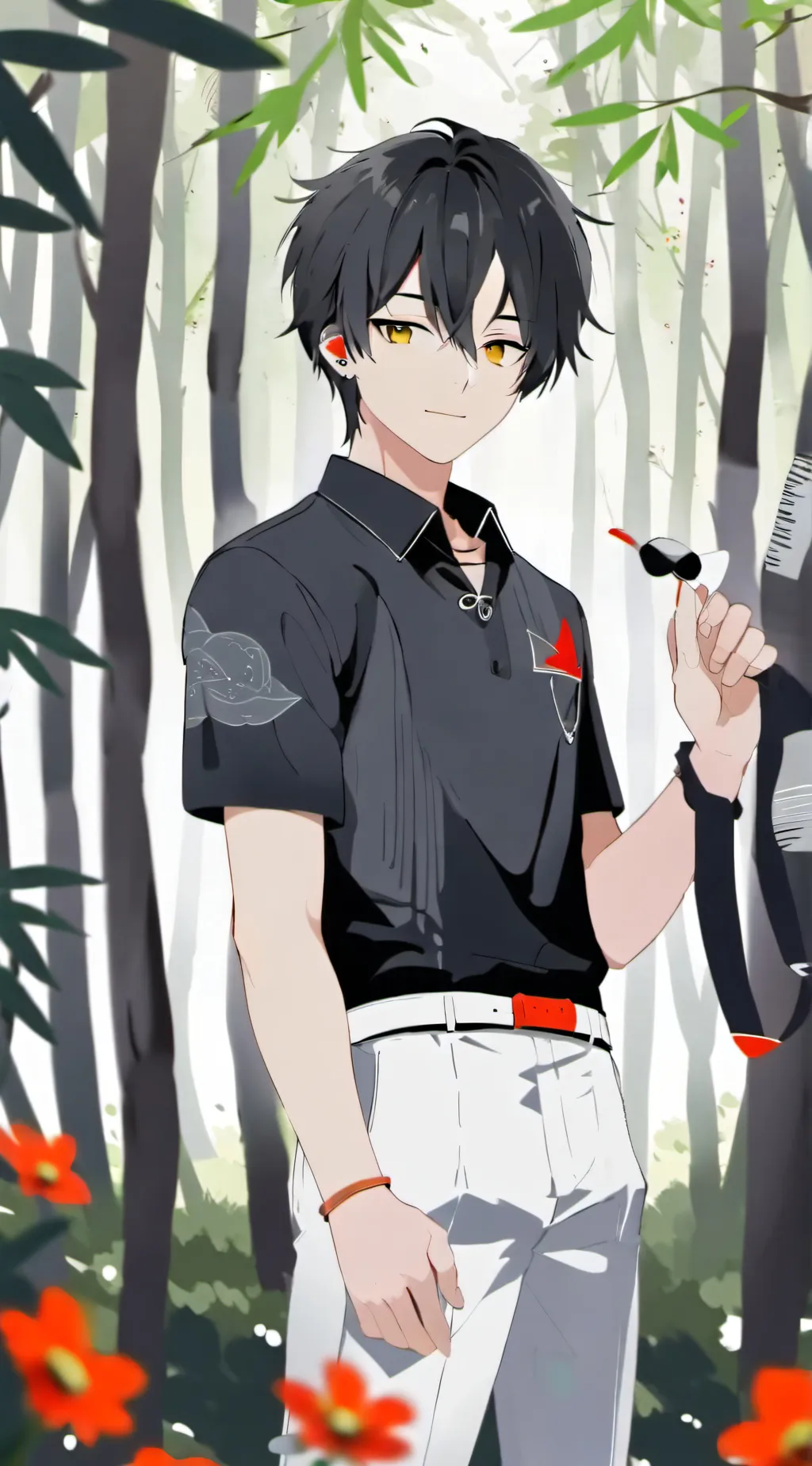 ai character: Xavier  background