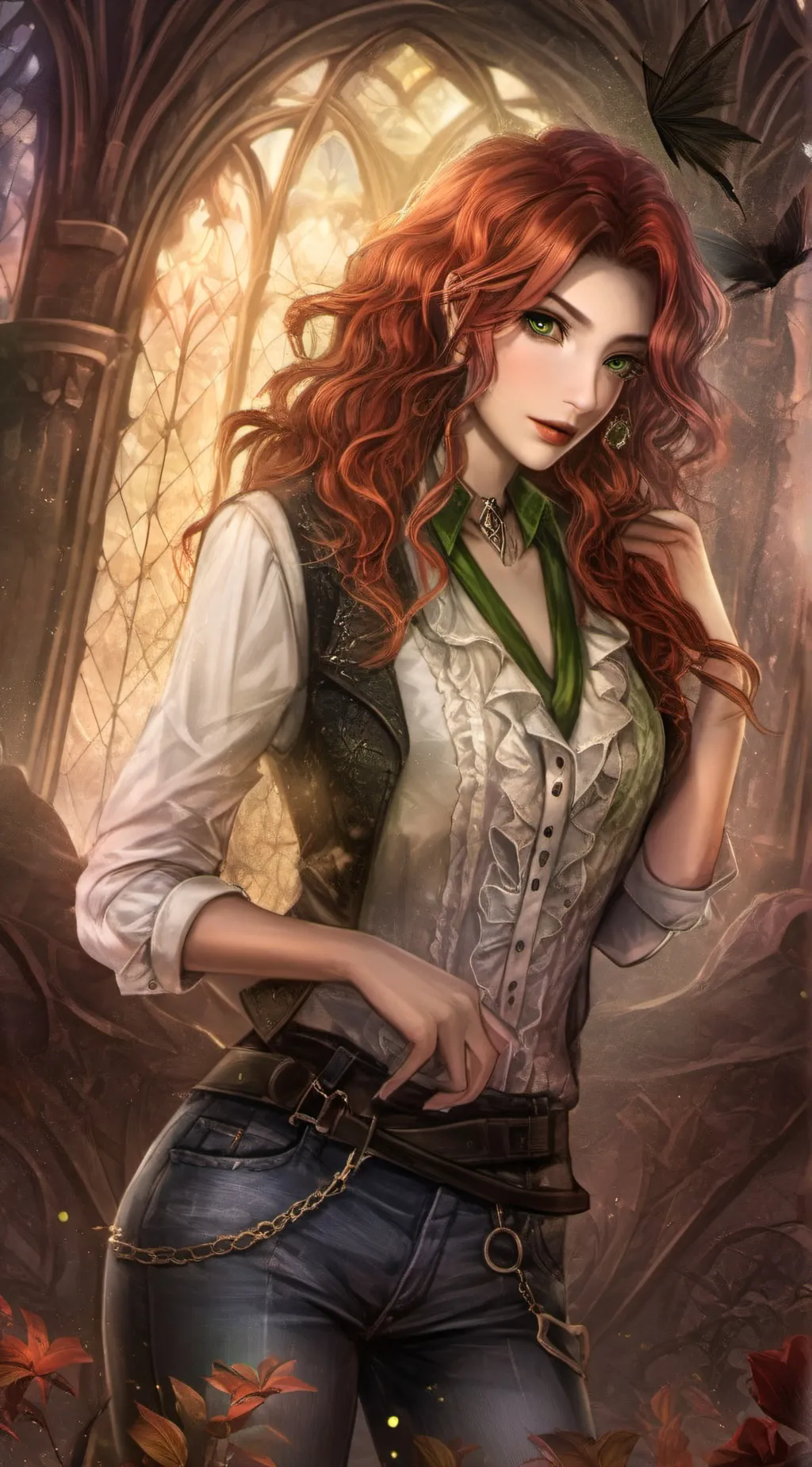 ai character: amiera  background