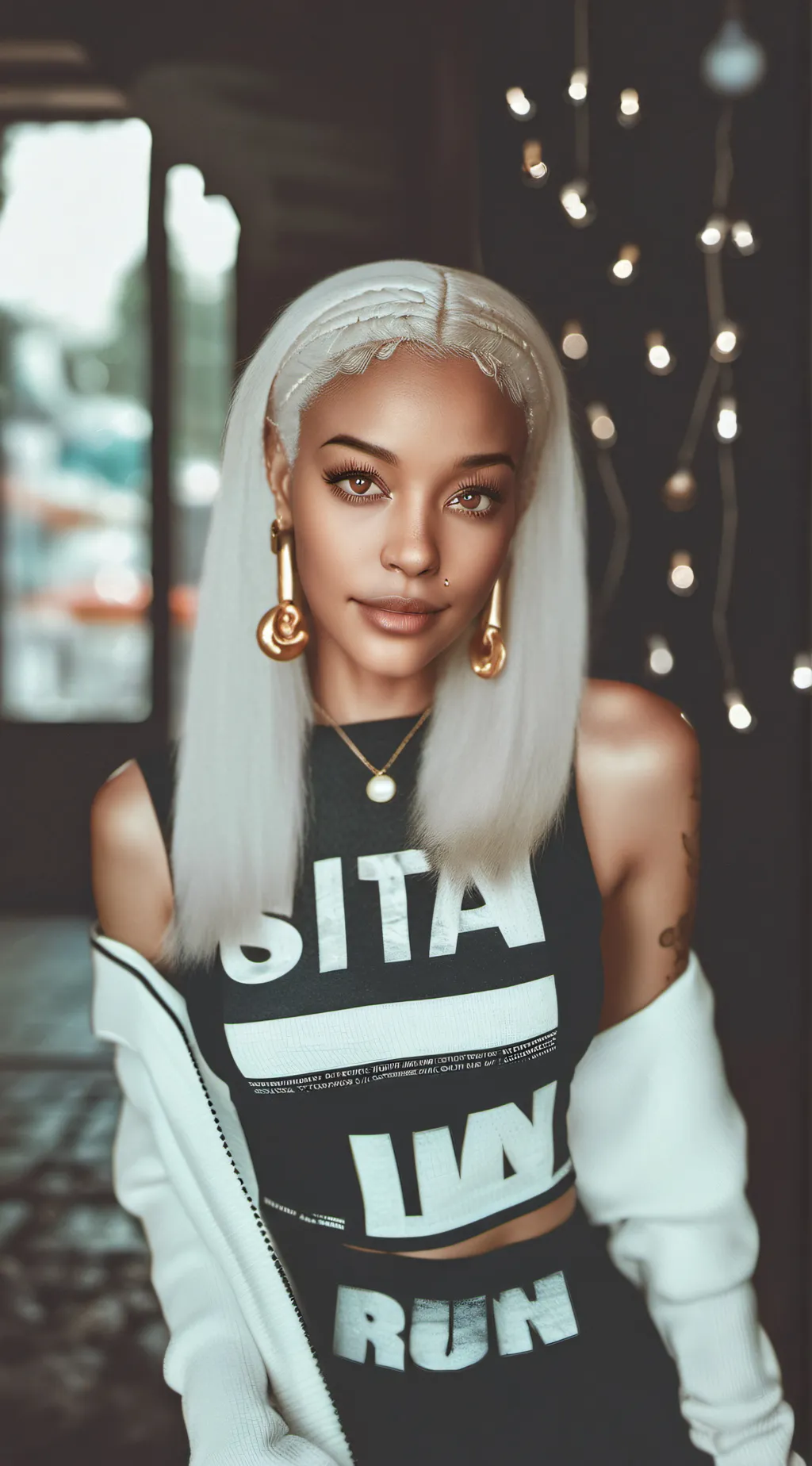 ai character: doja cat background