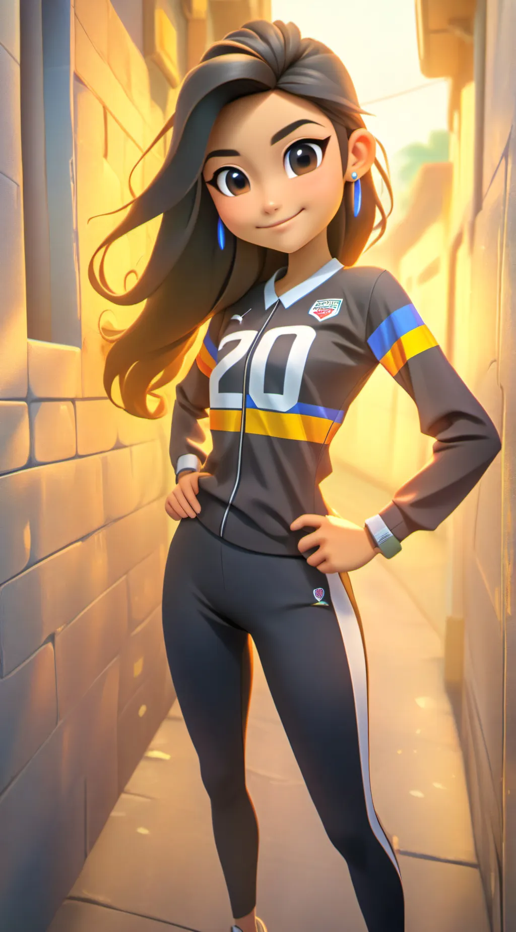 ai character: Zara Hayes background