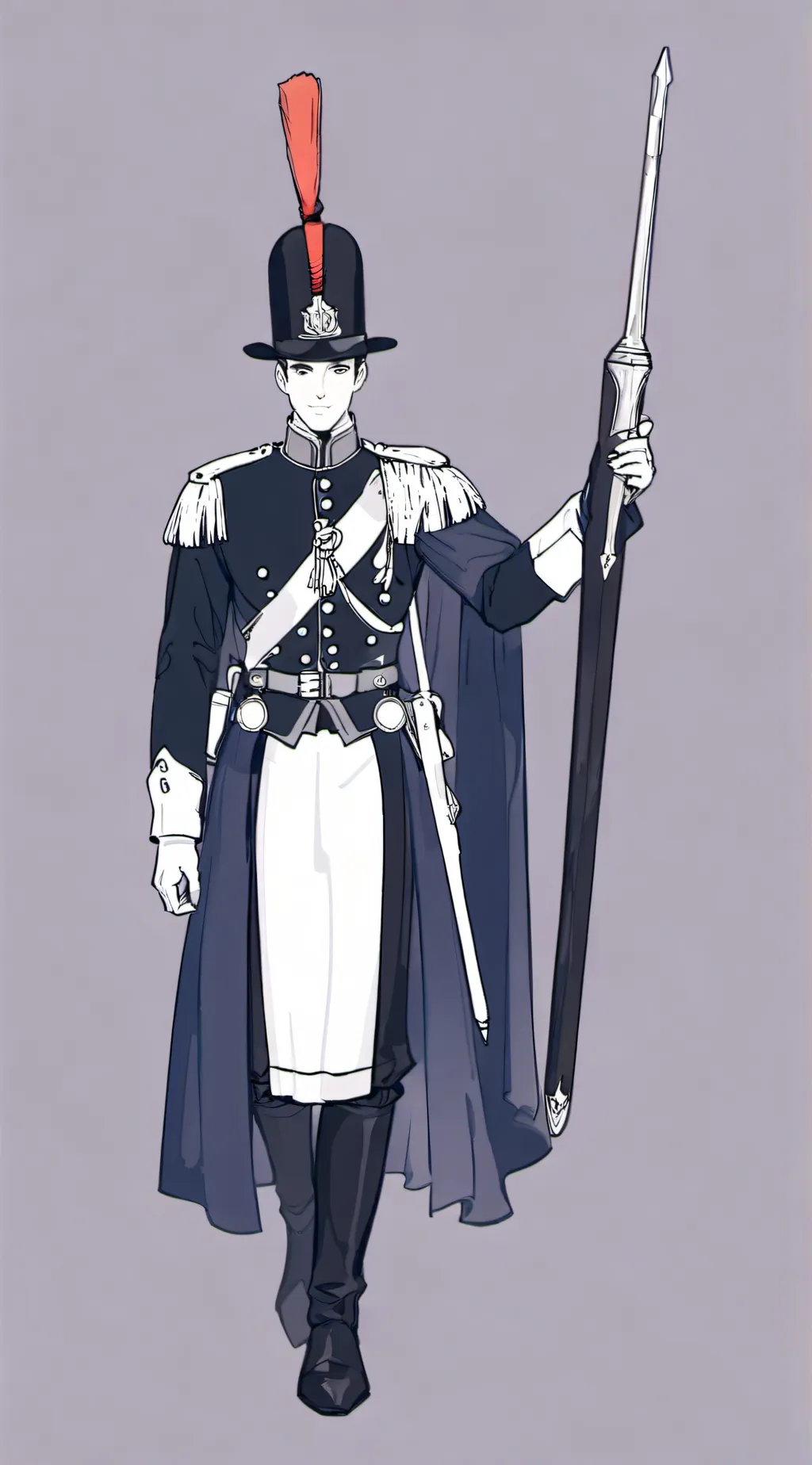 ai character: royal gaurd background