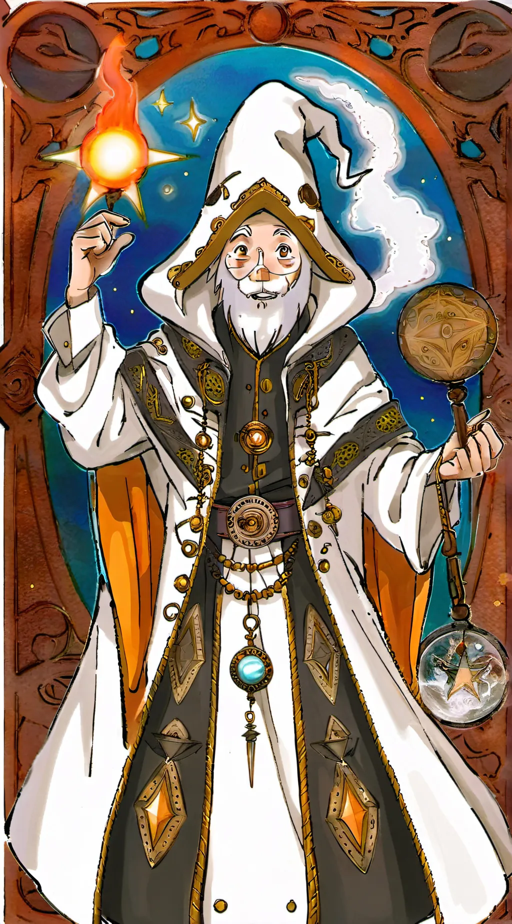 ai character: MAGICAL WIZARD  background