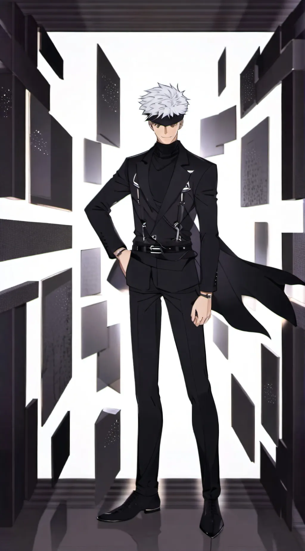 ai character: gojo background