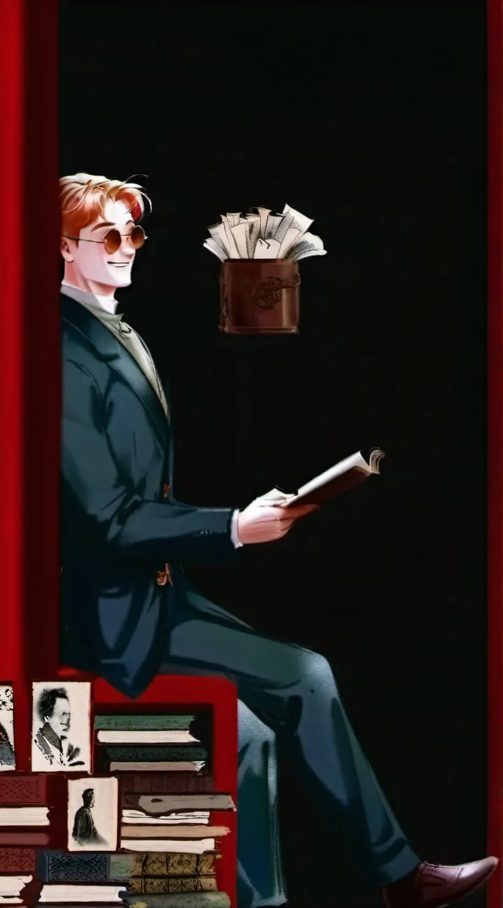 ai character: 4K trey  background