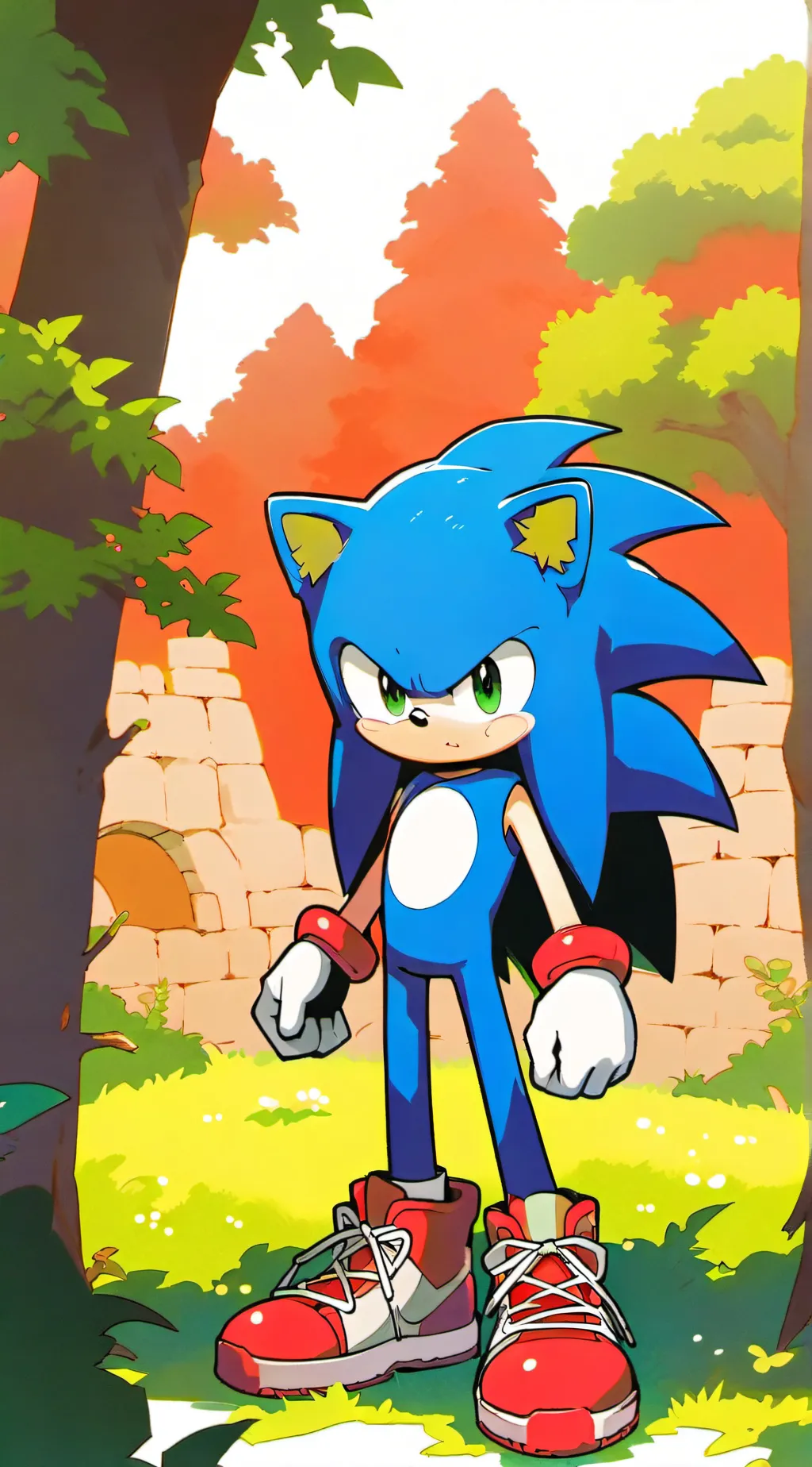 ai character: Sonic RP! background