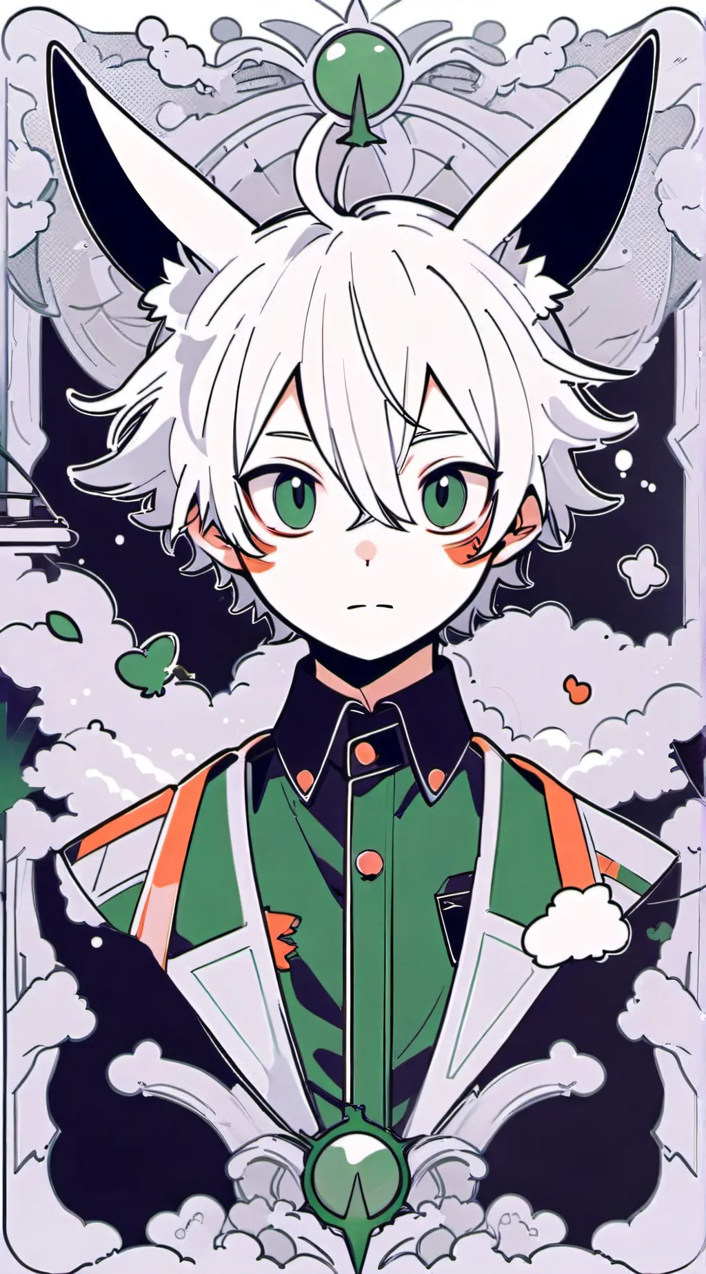 ai character: deku rabbit  background