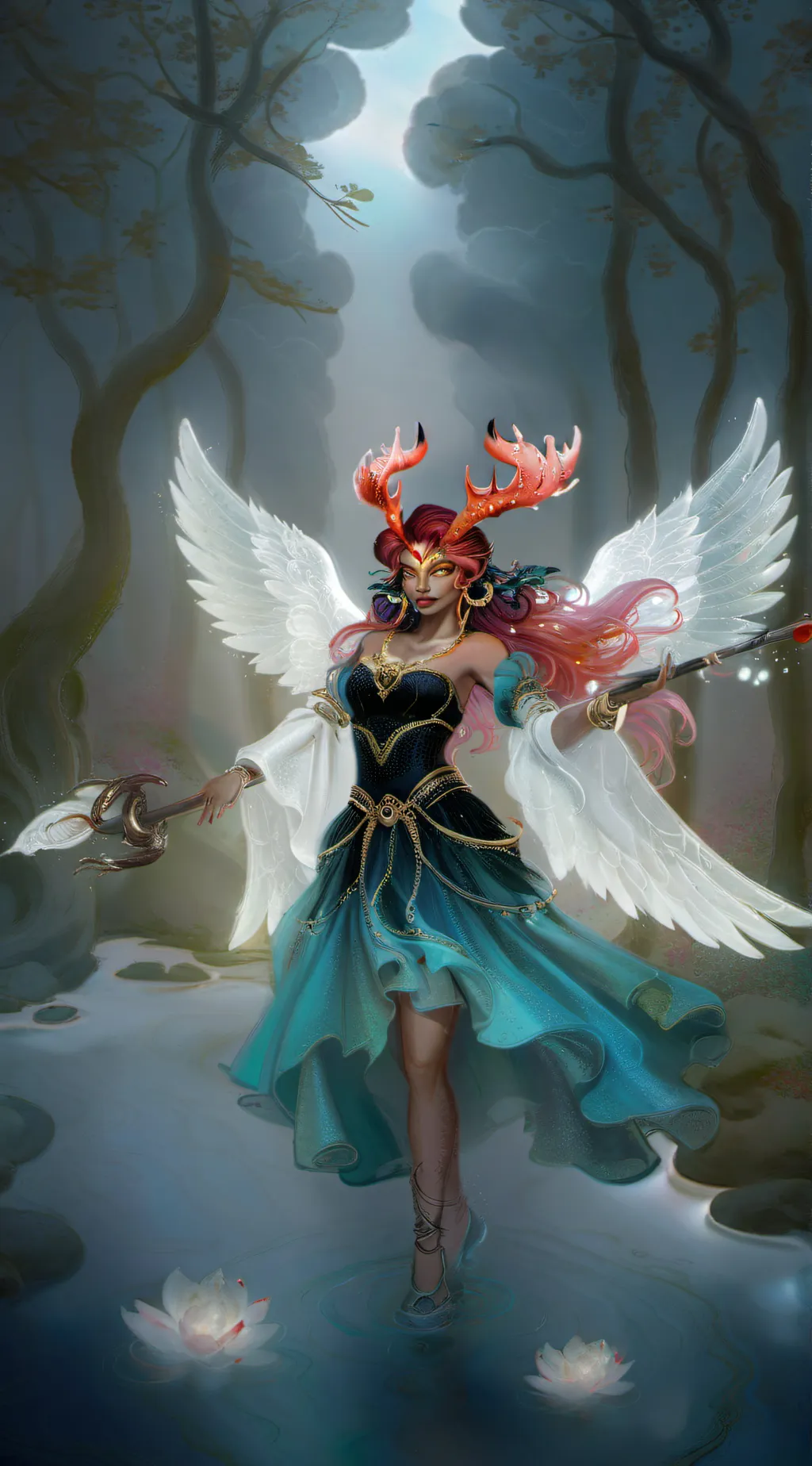 ai character: gnoll taur background