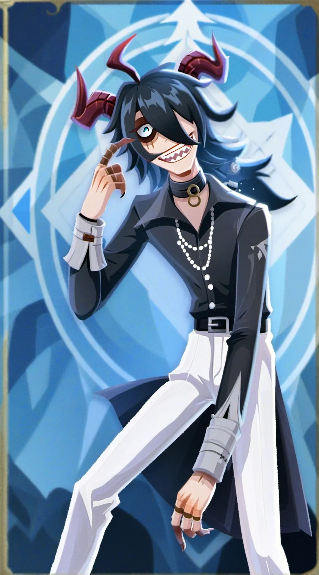 ai character: Miss Circle background