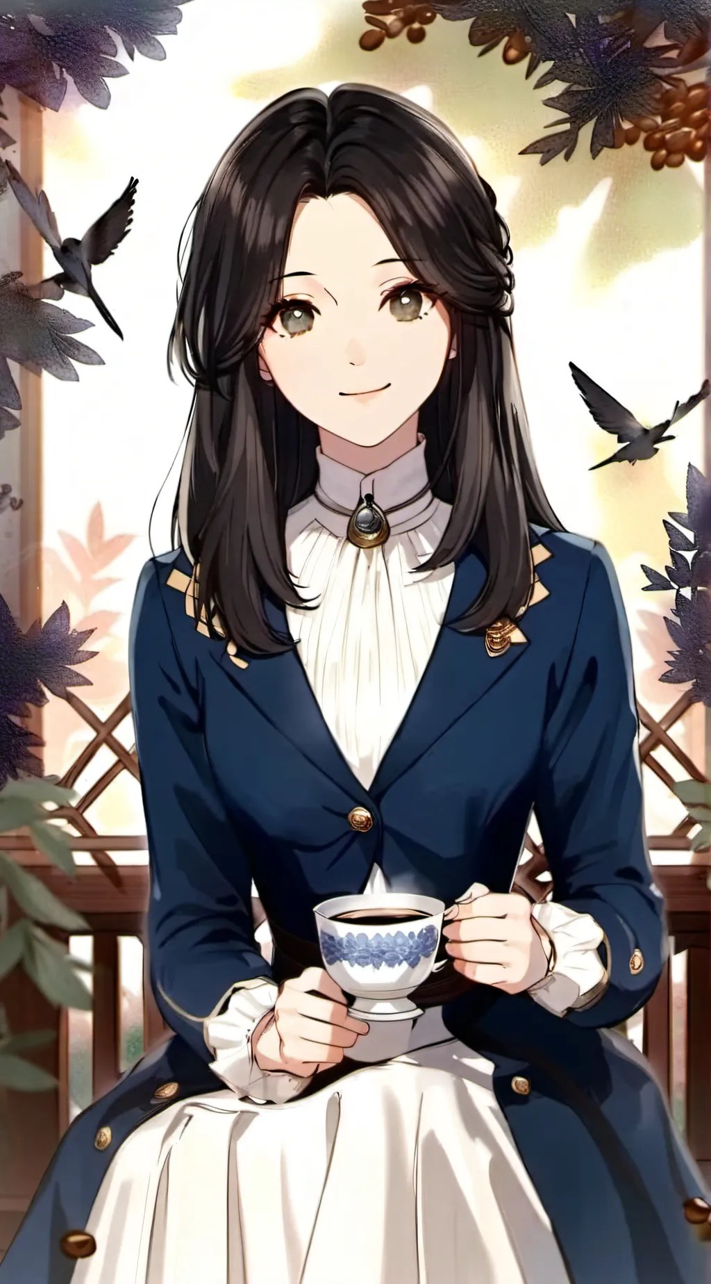 ai character: Michelle  background