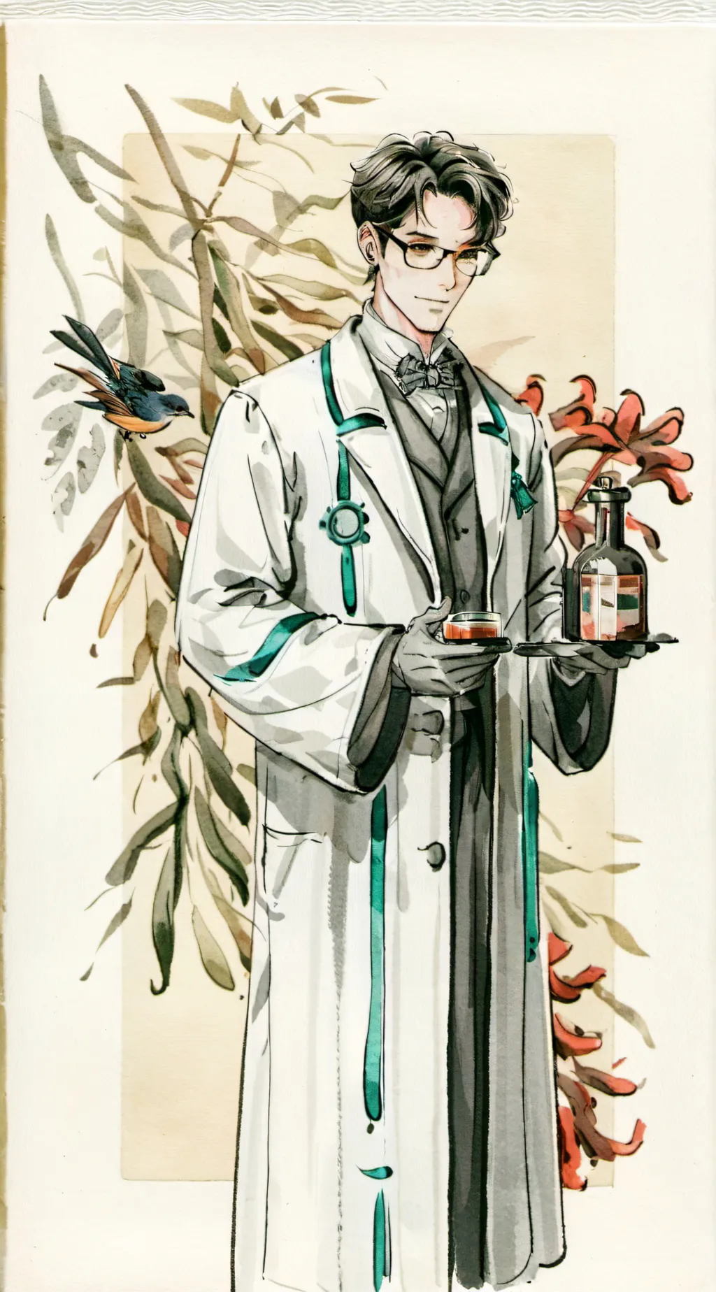 ai character: Scientist background