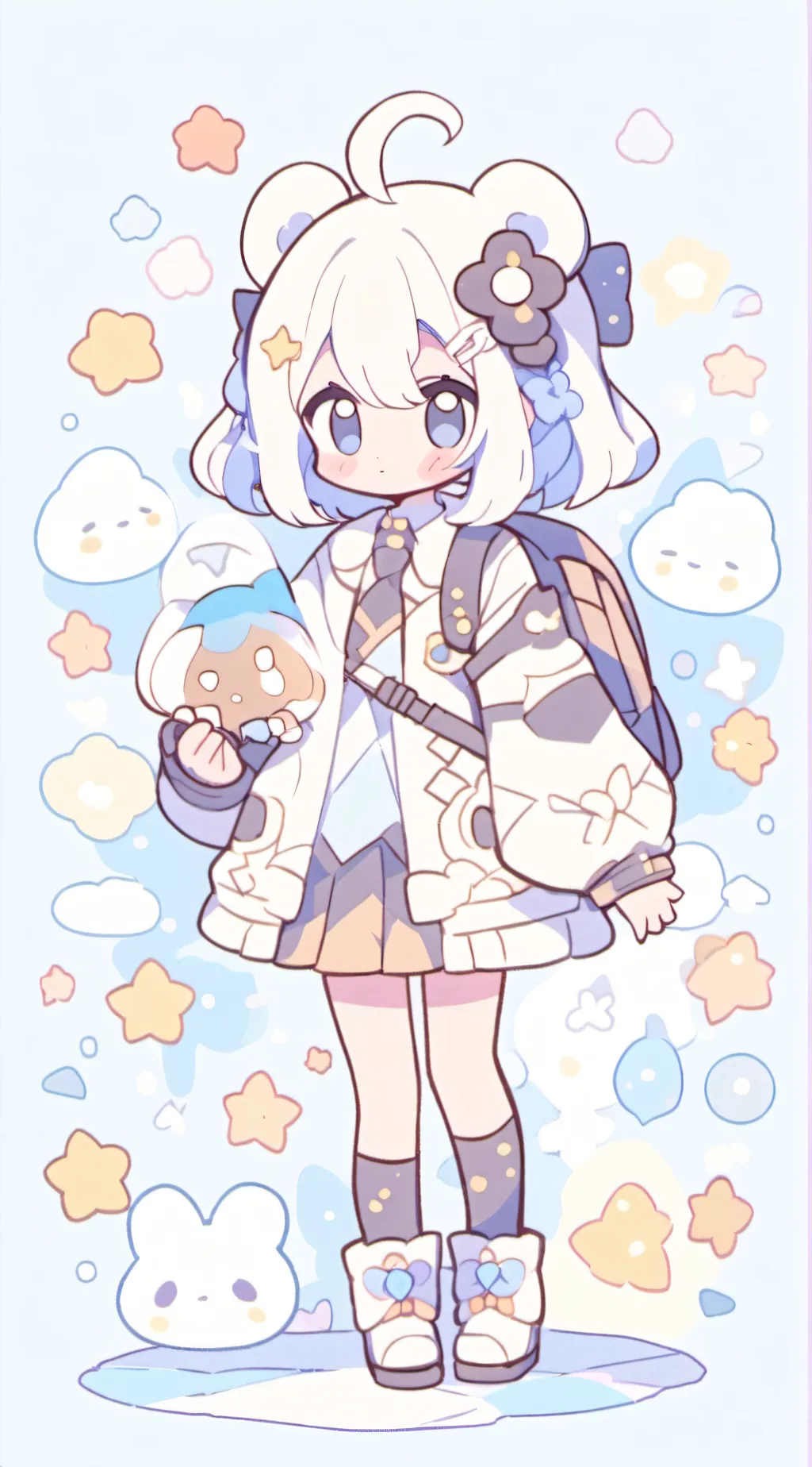 ai character: kny background