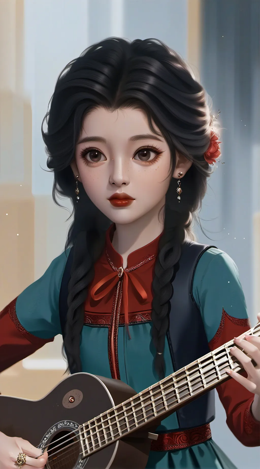 ai character: Arcade background