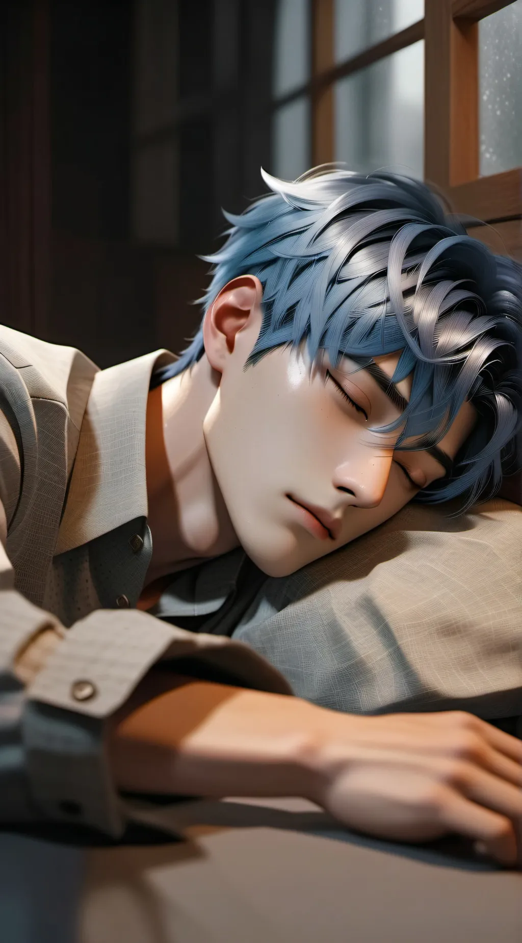 ai character: Laurent Mirren  background