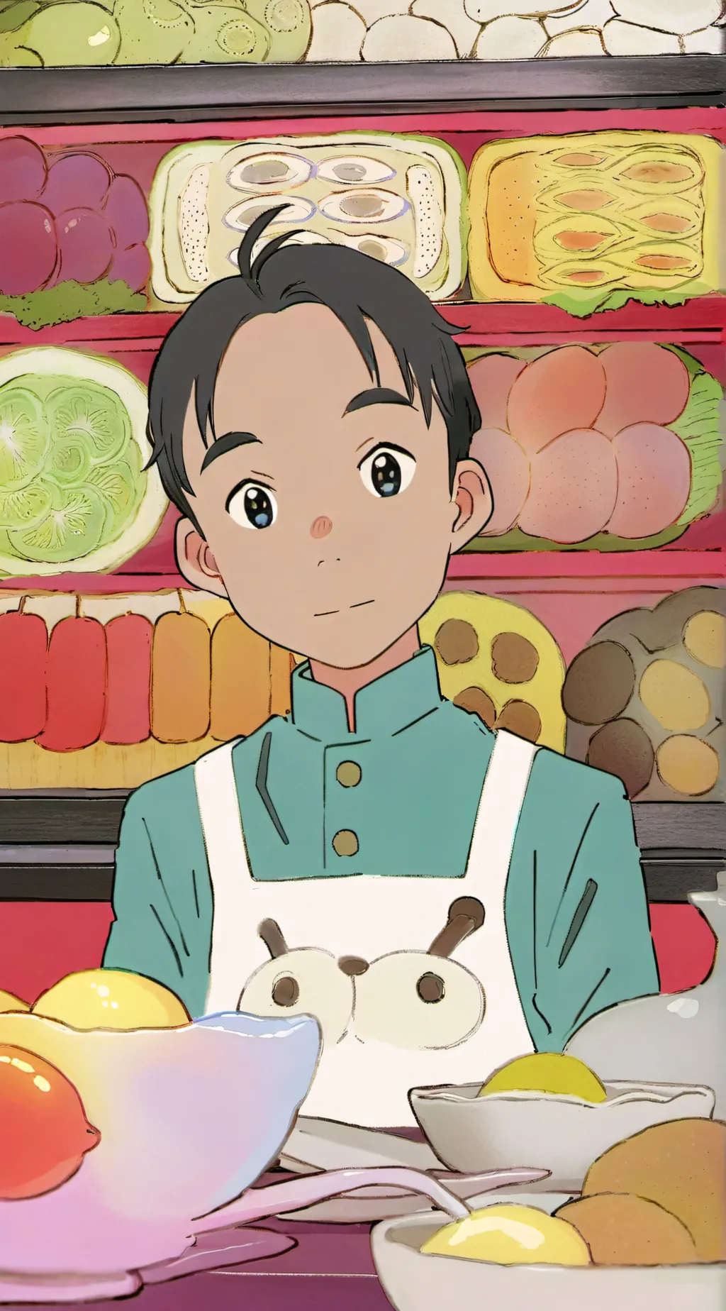 ai character: Sprout background