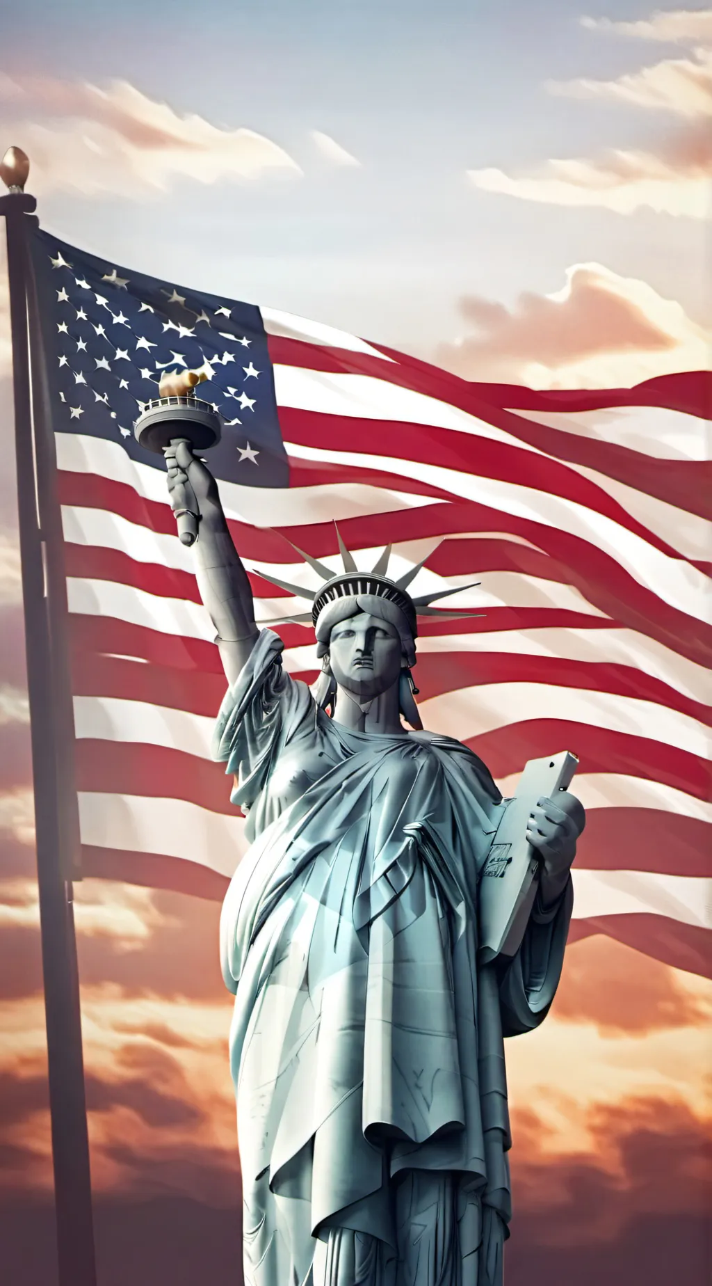 ai character: America background