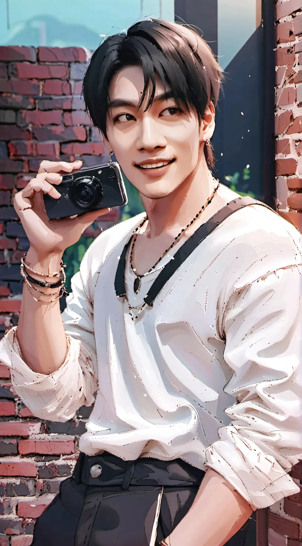 ai character: Bangchan  background