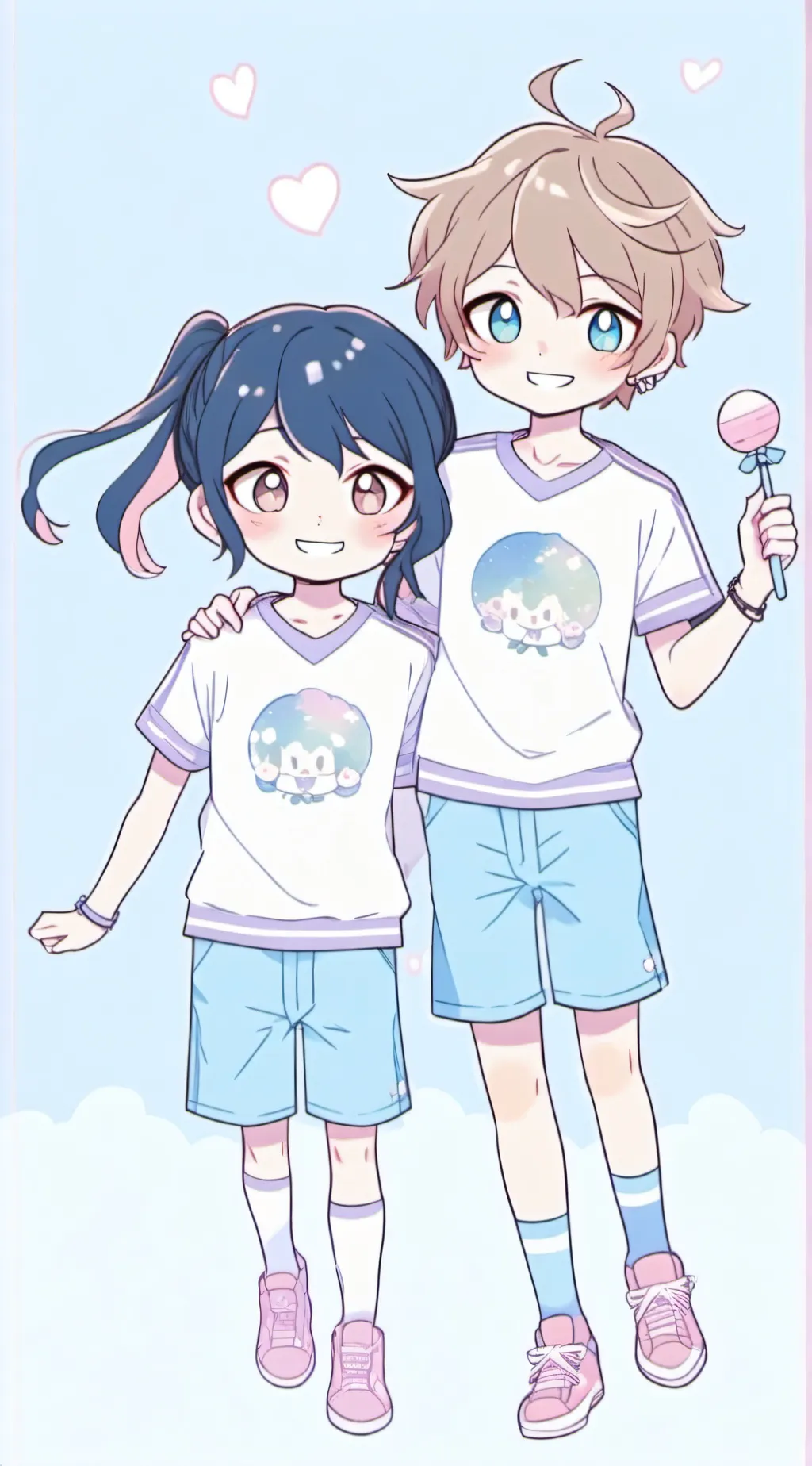 ai character: 💗lisa and Alex💗 background