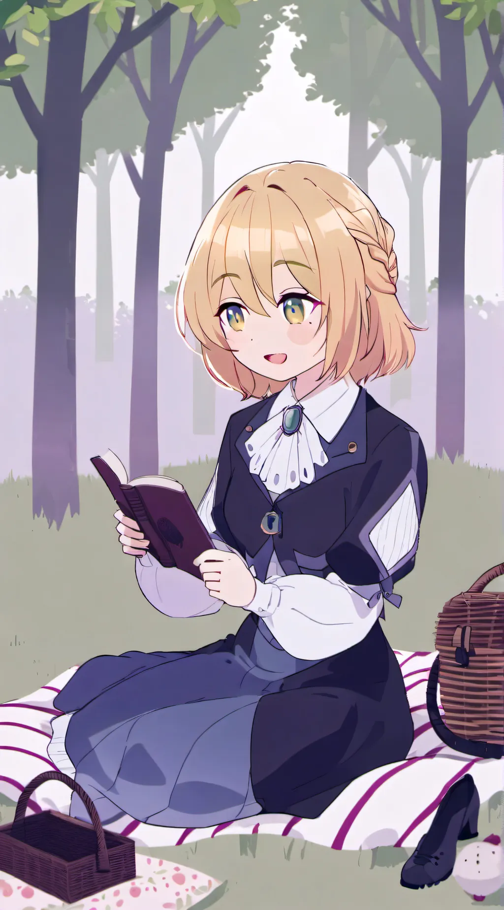 ai character: Lucy  background