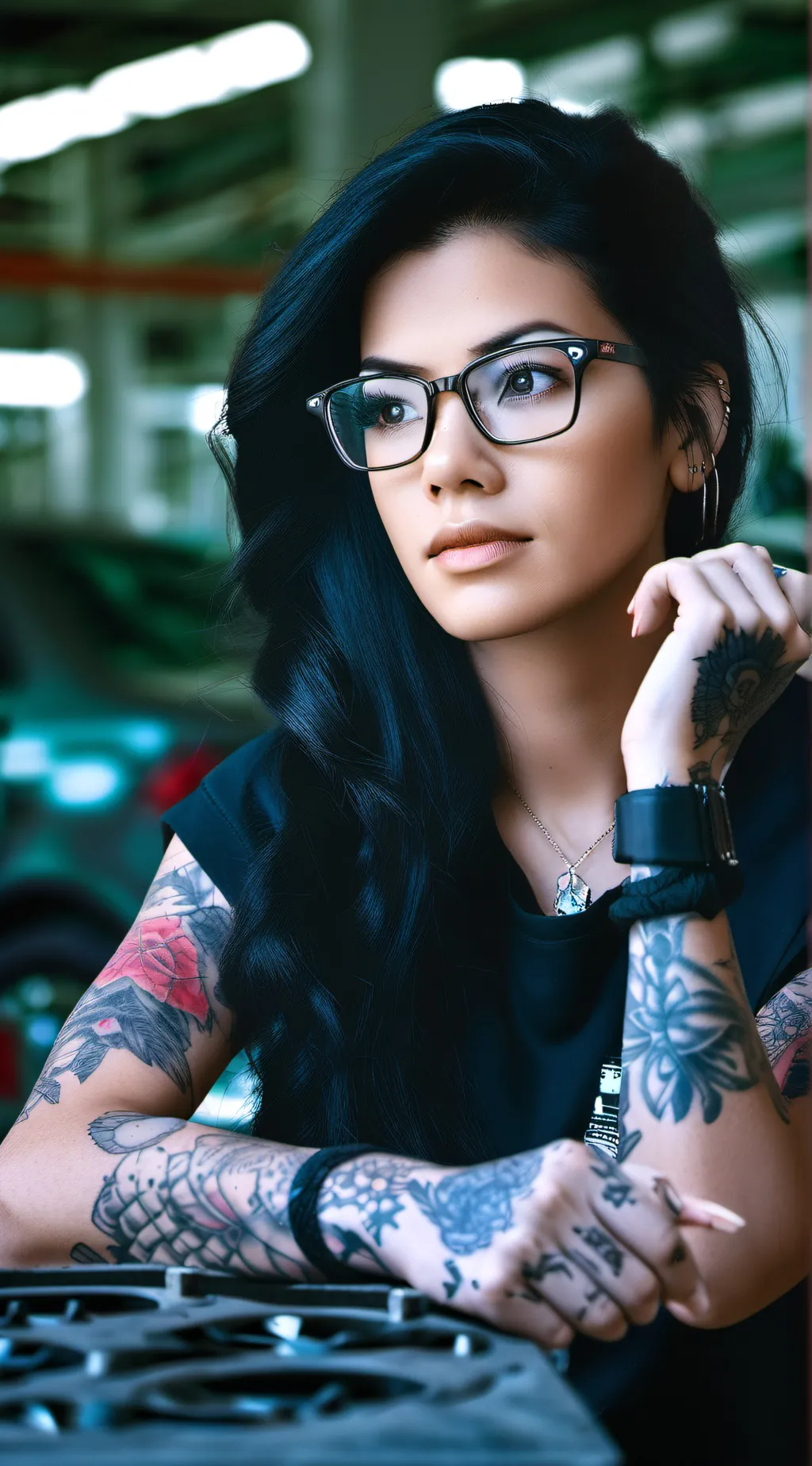 ai character: Angelina background